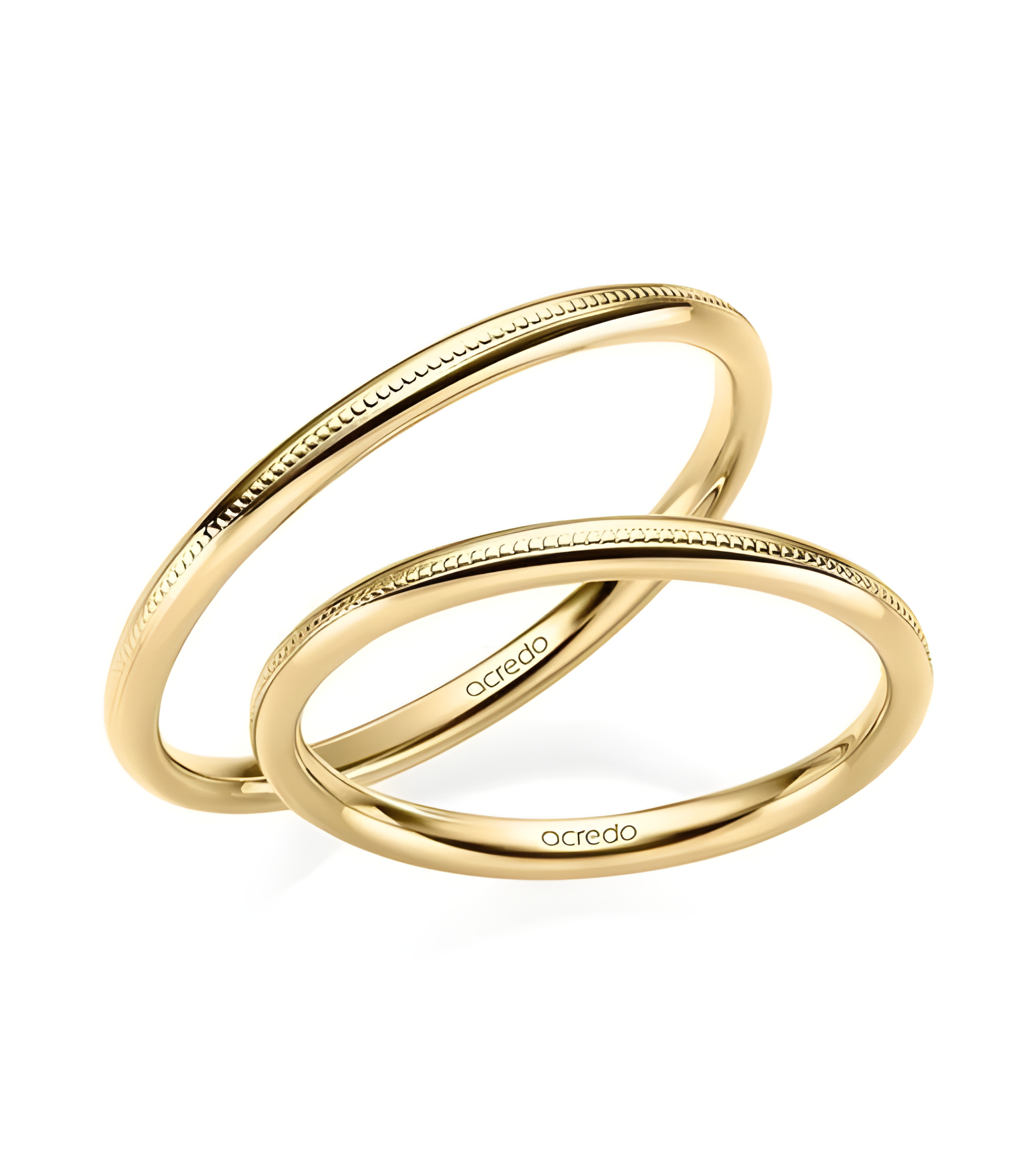 Finas alianzas de boda económicas en oro amarillo - Alianzas de boda - Clásicas y finas alianzas de boda al mejor precio con un 