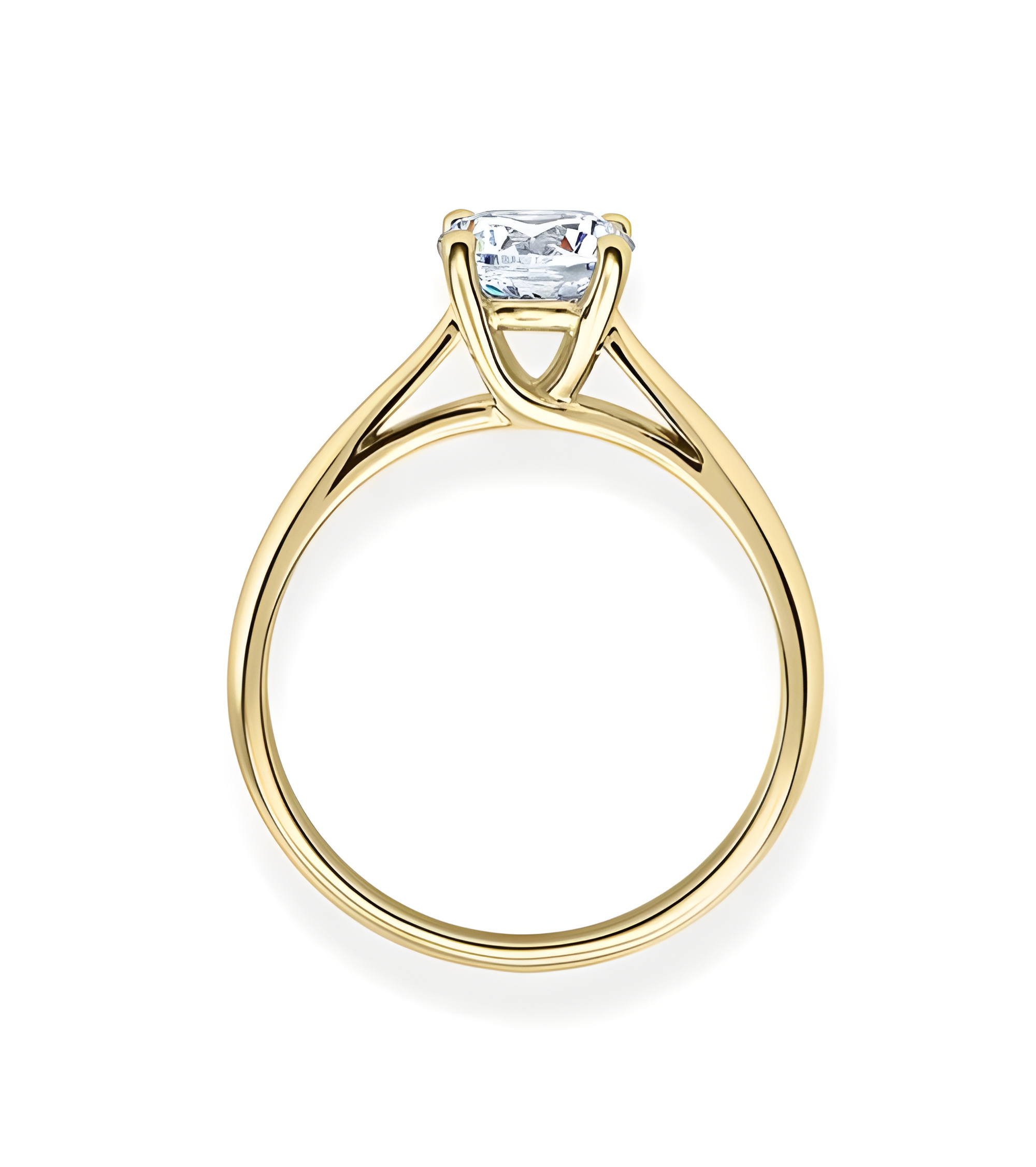 Alnilam 0,30 | Oro amarillo - ANILLO DE COMPROMISO EN ORO - Anillo de compromiso confeccionado en oro amarillo con un exclusivo 