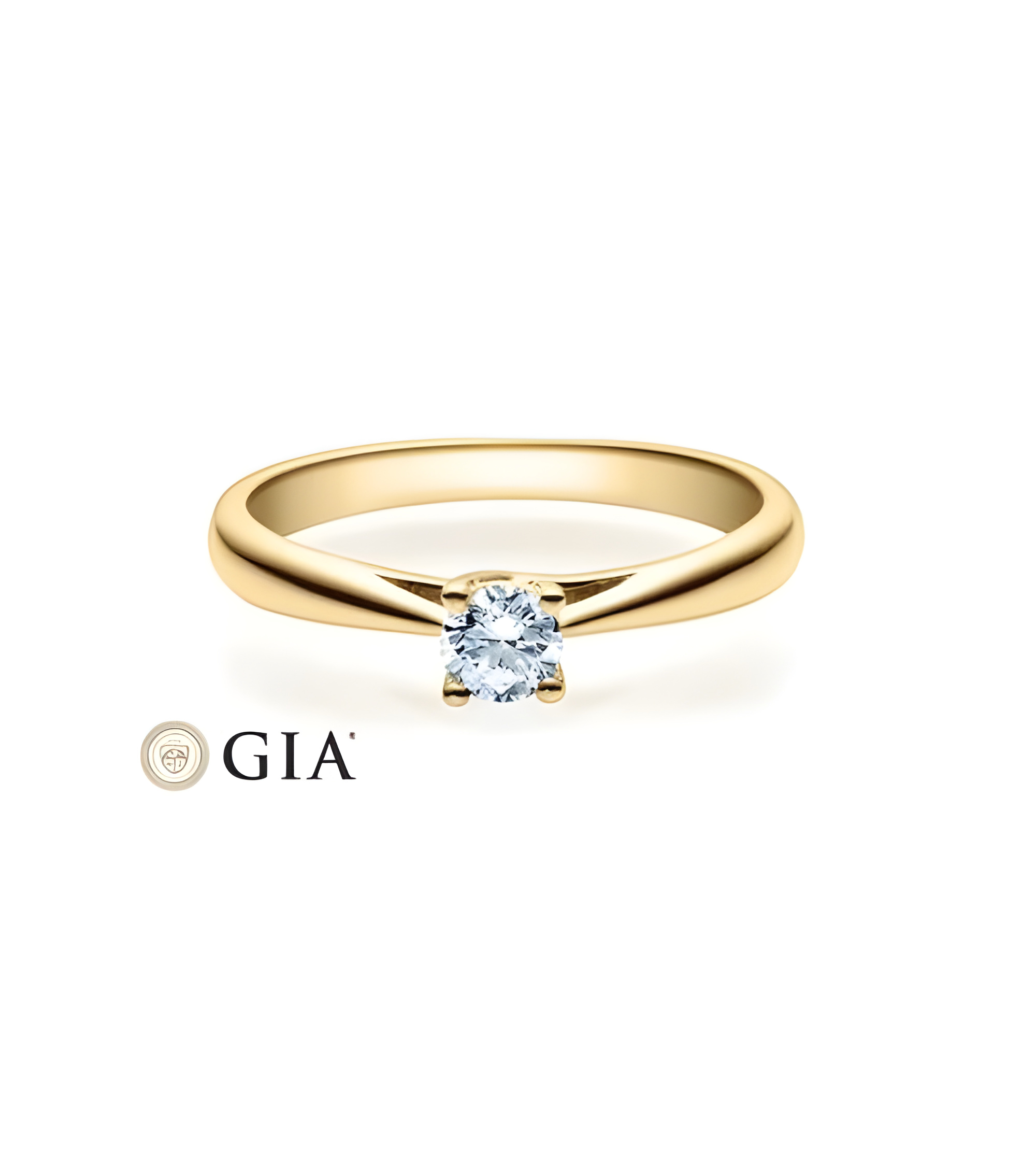 Alnilam 0,30 | Oro amarillo - ANILLO DE COMPROMISO EN ORO - Anillo de compromiso confeccionado en oro amarillo con un exclusivo 