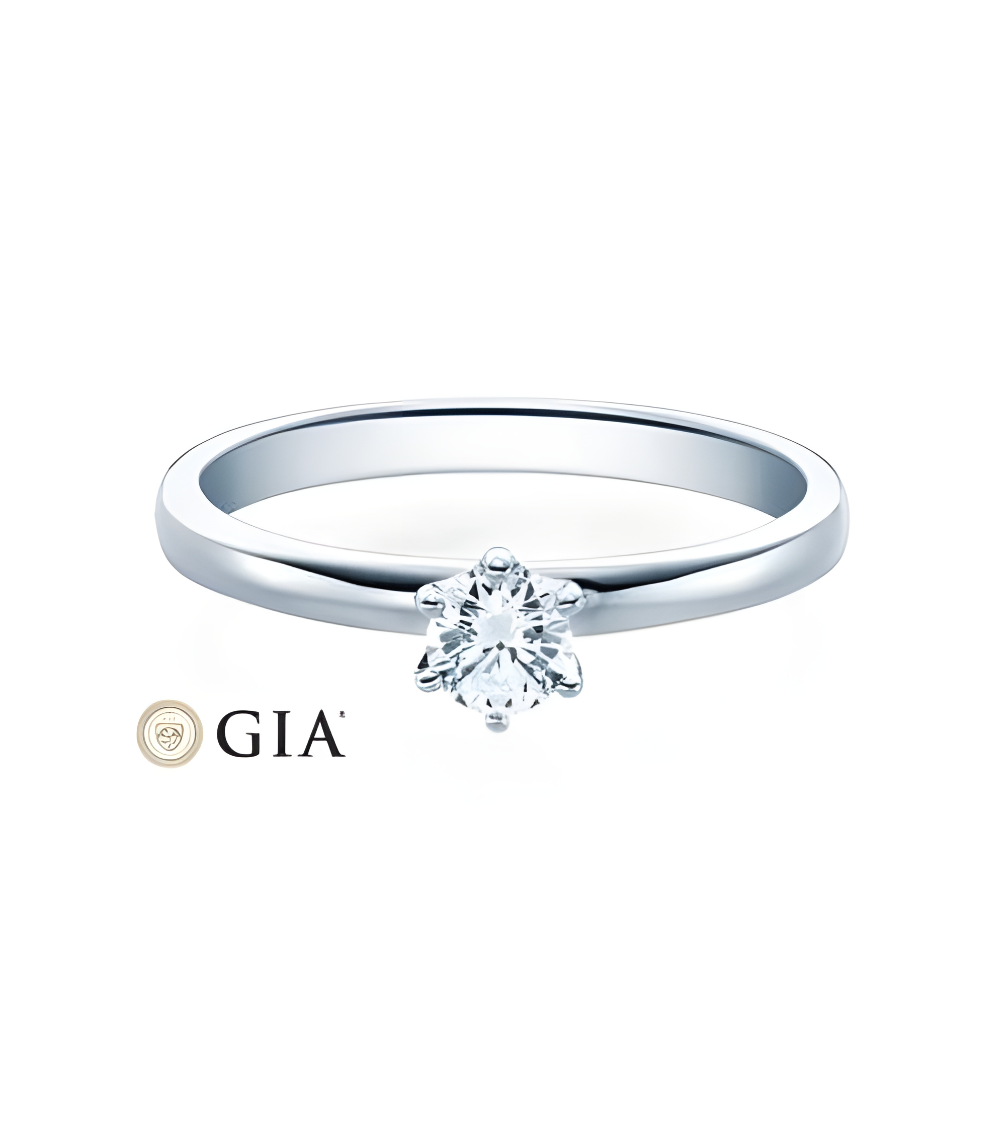 Wezen 0,30 | Oro blanco o Platino - Anillos de compromiso - Clásico anillo de compromiso en platino u oro blanco