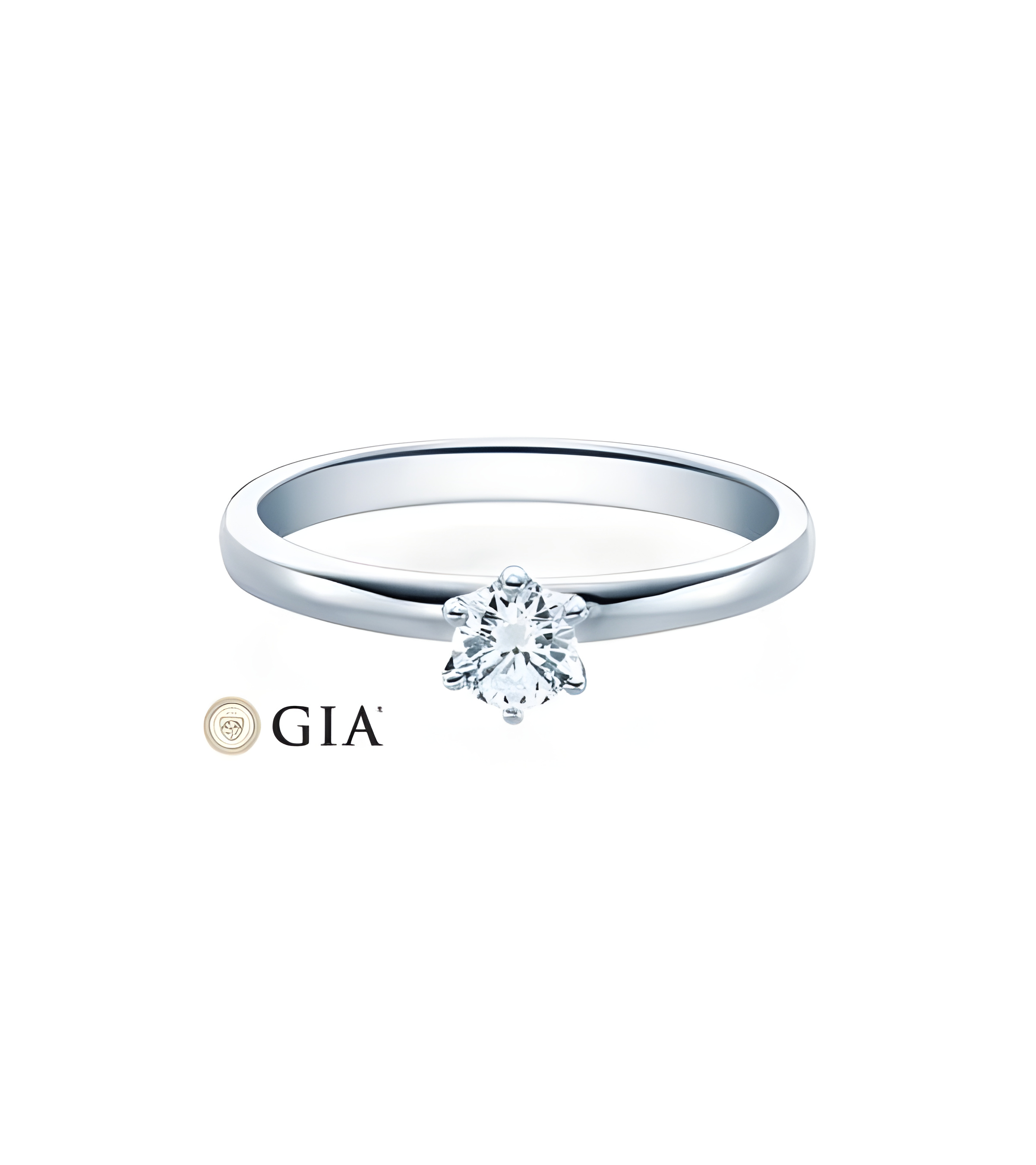 Wezen 0,30 | Oro blanco o Platino - Anillos de compromiso - Clásico anillo de compromiso en platino u oro blanco