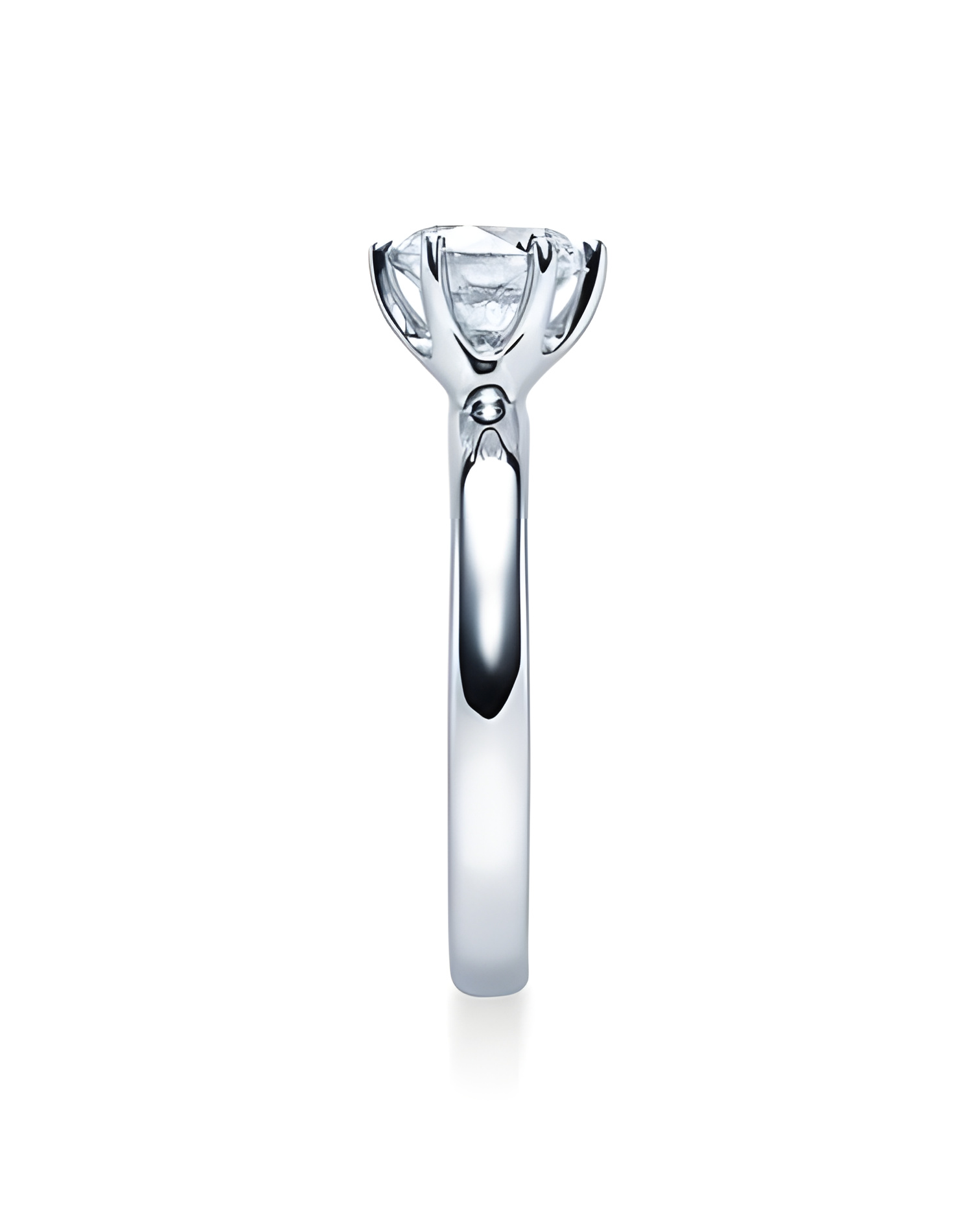 Wezen 0,30 | Oro blanco o Platino - Anillos de compromiso - Clásico anillo de compromiso en platino u oro blanco