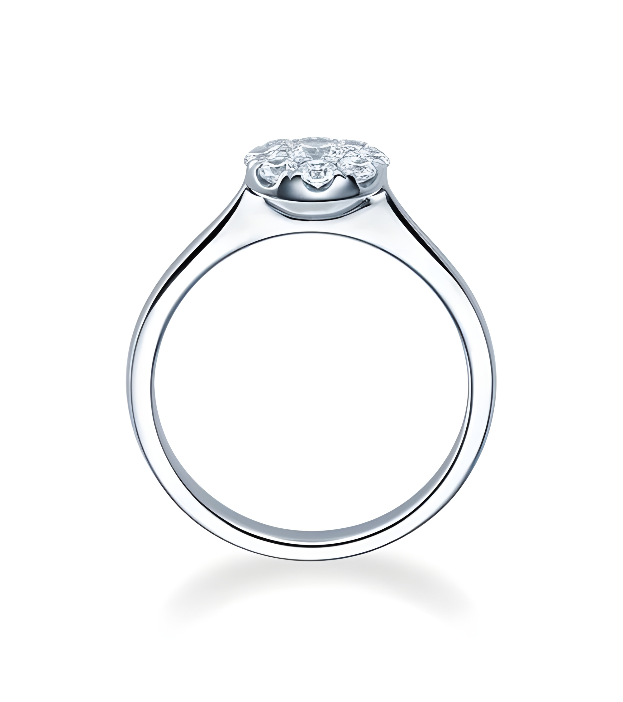 Scorpii 0,15 | Oro blanco o Platino - Anillos de compromiso - Precioso anillo de compromiso con diamantes en oro de 18K o Platin