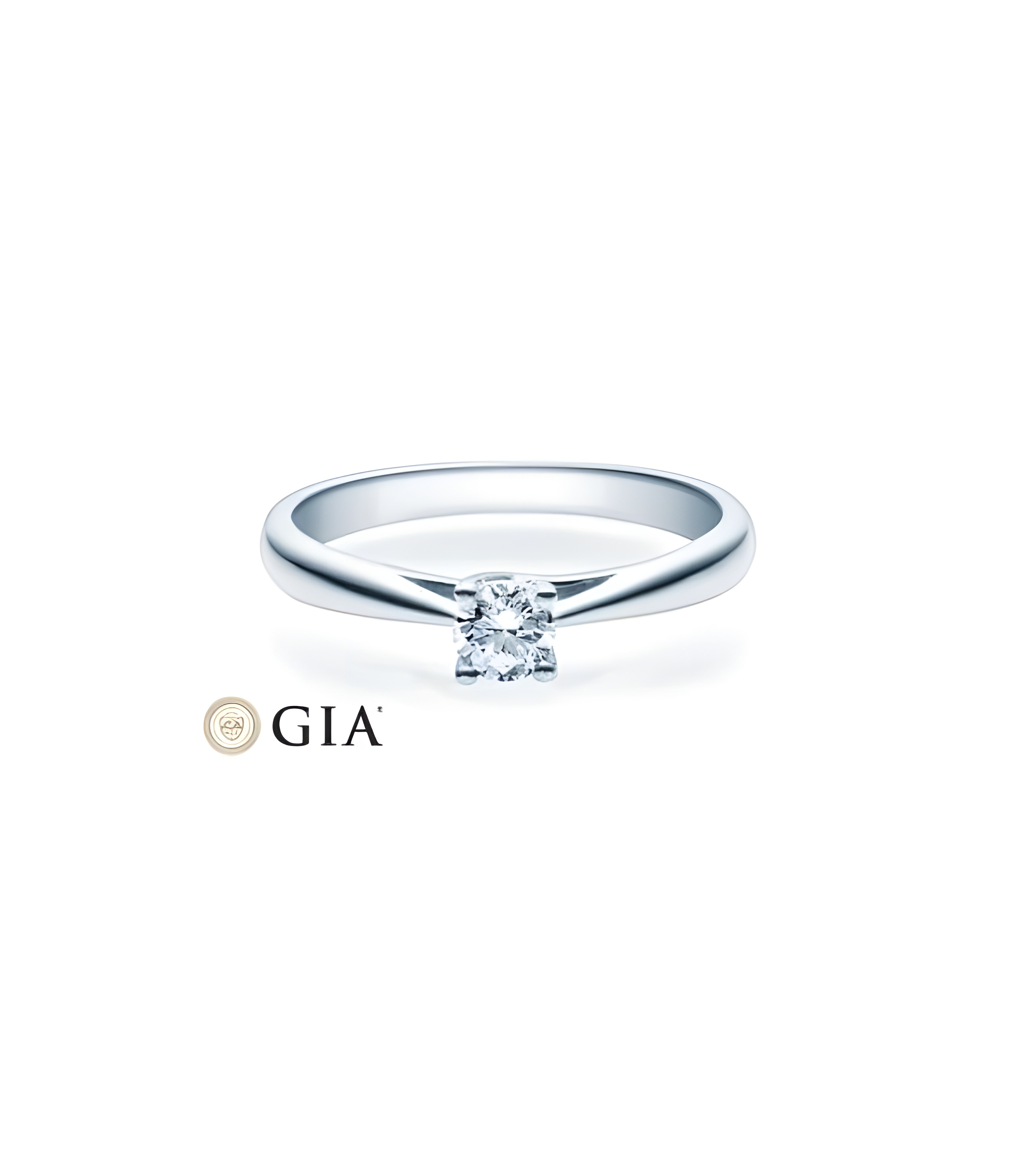 Alnilam 0,30 | Oro blanco o Platino - Anillos de compromiso - Anillo de compromiso original en platino u oro blanco