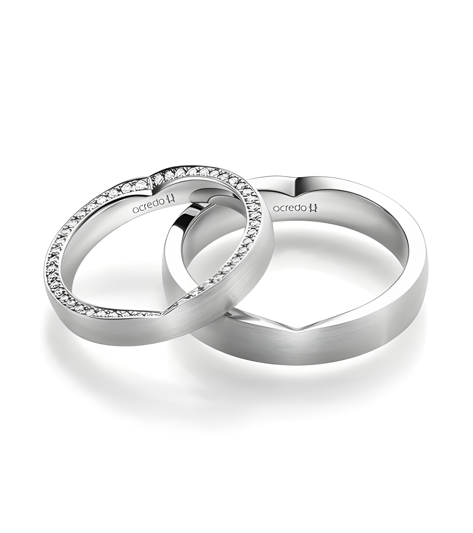 Nuevas alianzas de boda en Platino con diamantes - Alianzas de boda - 

