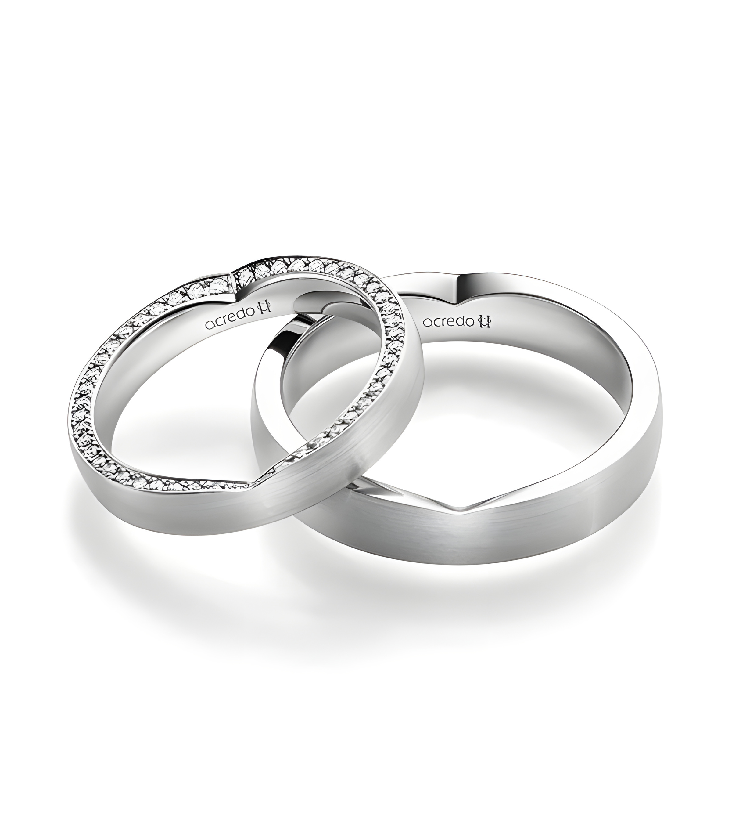 Nuevas alianzas de boda en Platino con diamantes - Alianzas de boda - 

