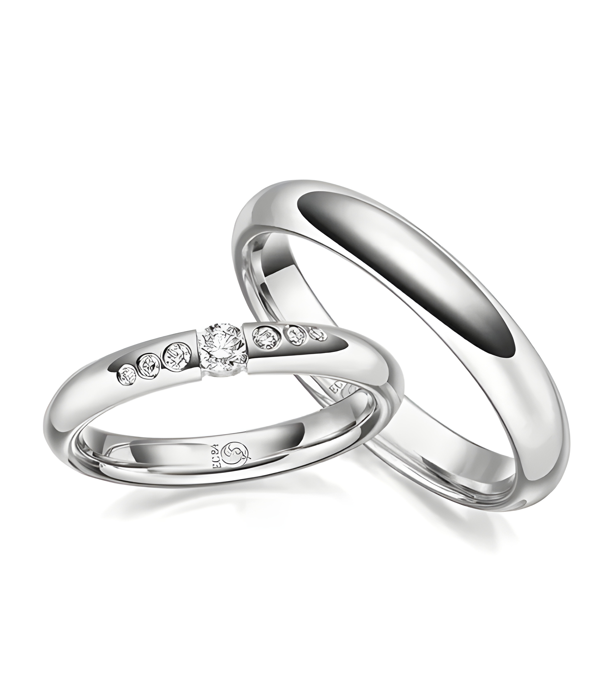 Alianzas de boda de Platino Madrid - Alianzas de boda - 

