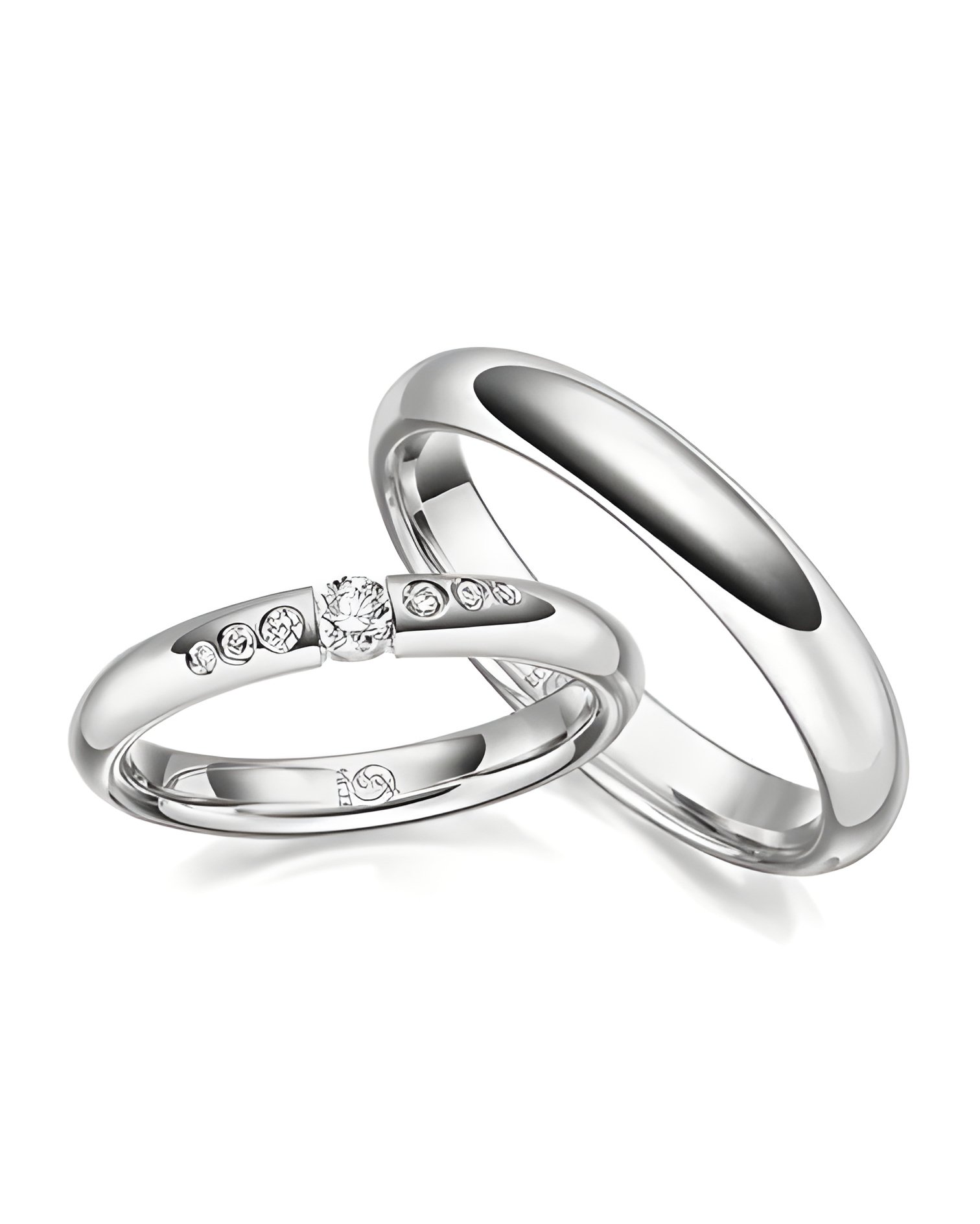 Alianzas de boda de Platino Madrid - Alianzas de boda - 

