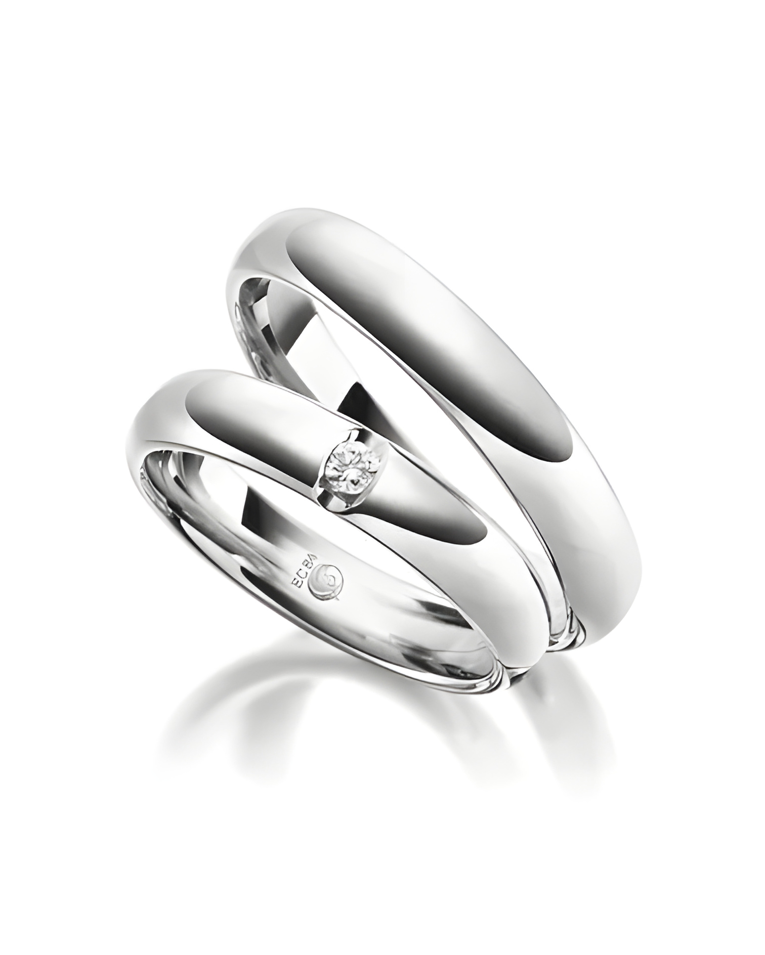 Anillos de matrimonio de Platino diseño especial - Alianzas de boda - 

