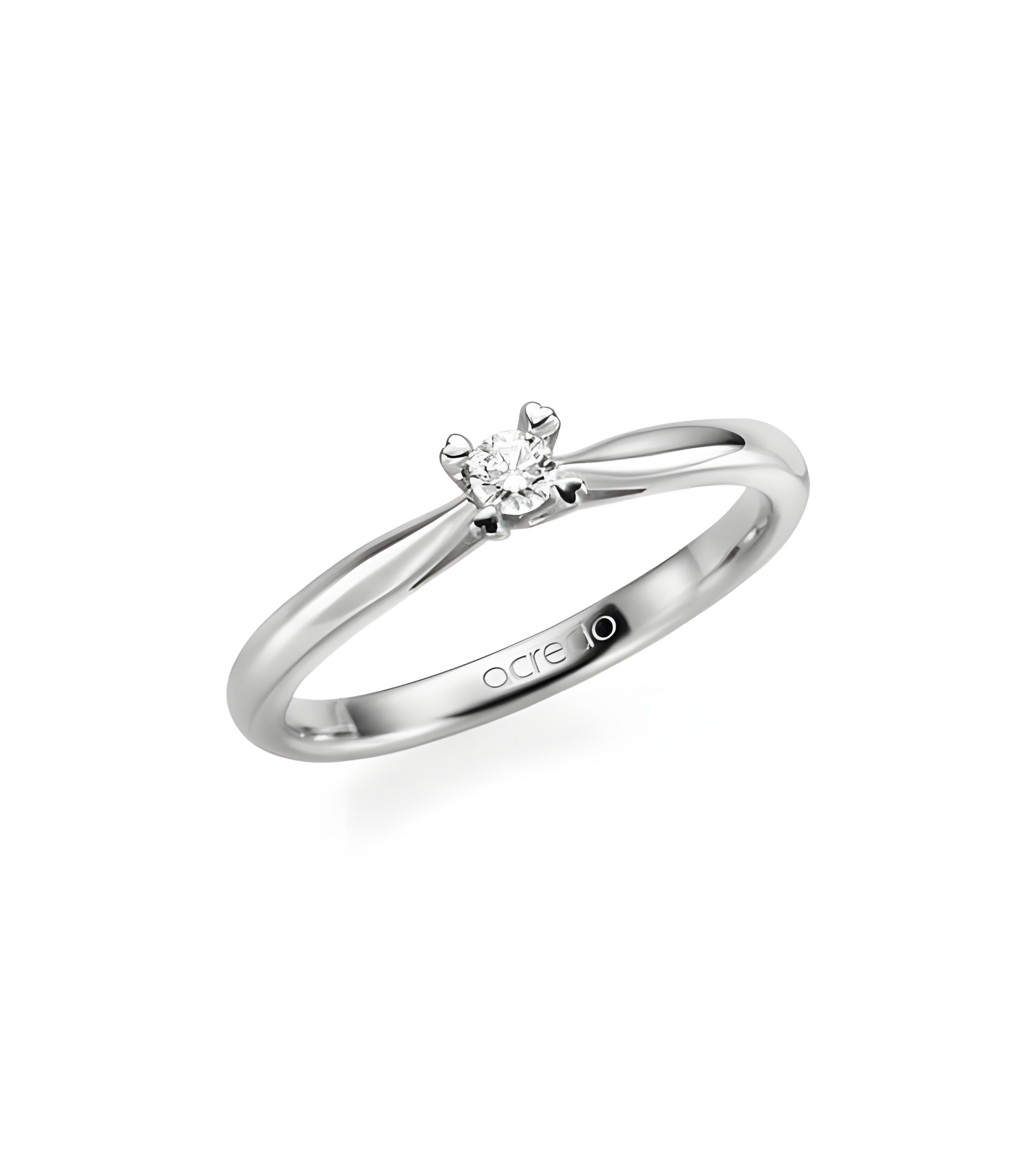 Sargas 0,10 | Oro blanco o Platino - Anillos de compromiso - Anillo de compromiso mujer en oro blanco o platino