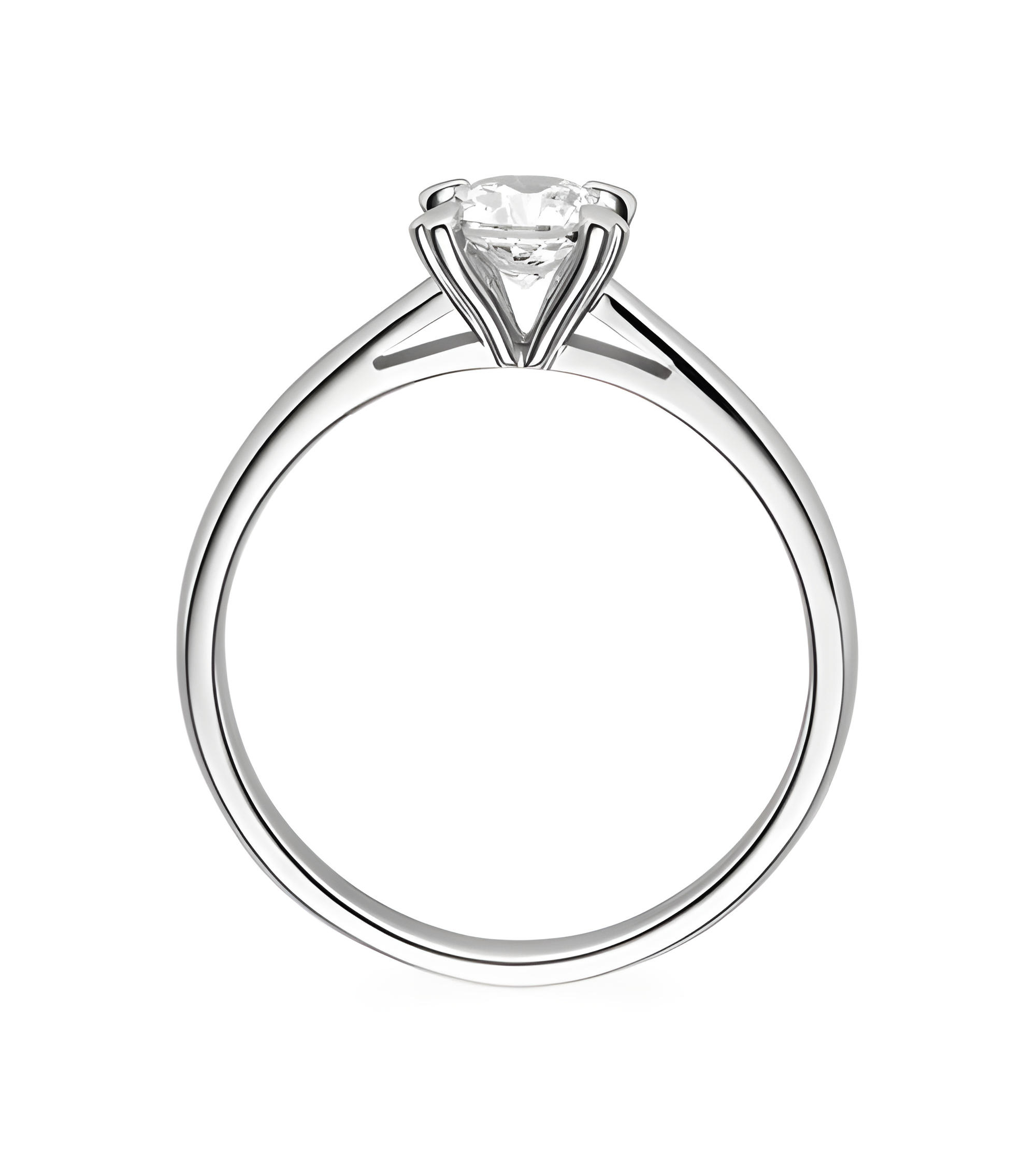 Sargas 0,10 | Oro blanco o Platino - Anillos de compromiso - Anillo de compromiso mujer en oro blanco o platino