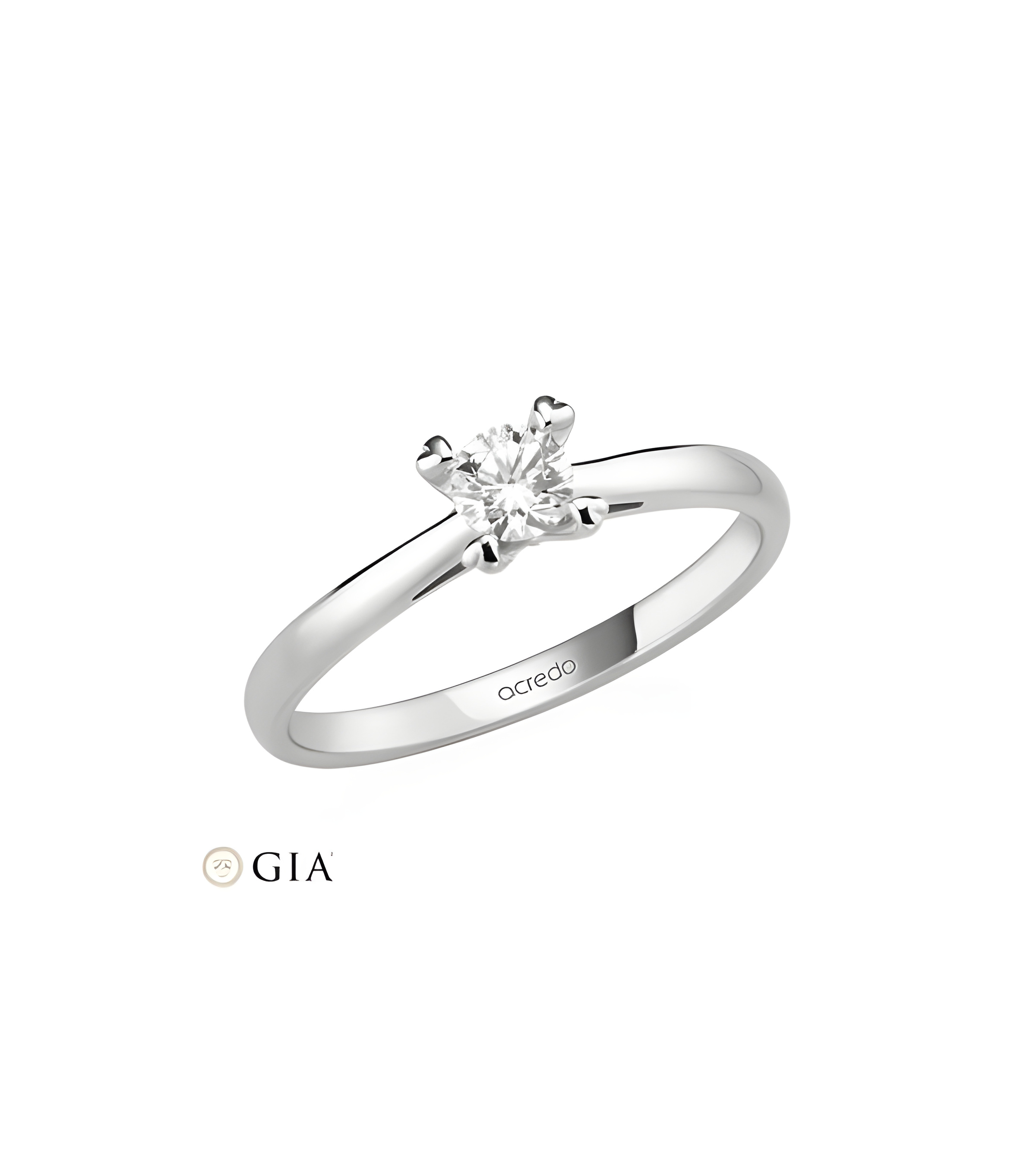 Sargas 0,30 | Oro blanco o Platino - Anillos de compromiso - Anillo de compromiso para mujer en oro blanco o platino