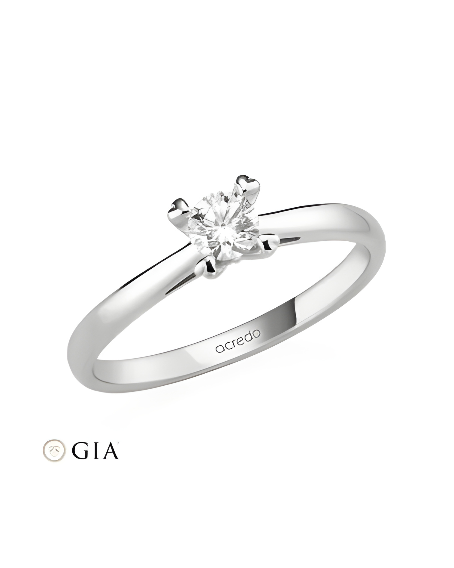 Sargas 0,30 | Oro blanco o Platino - Anillos de compromiso - Anillo de compromiso para mujer en oro blanco o platino