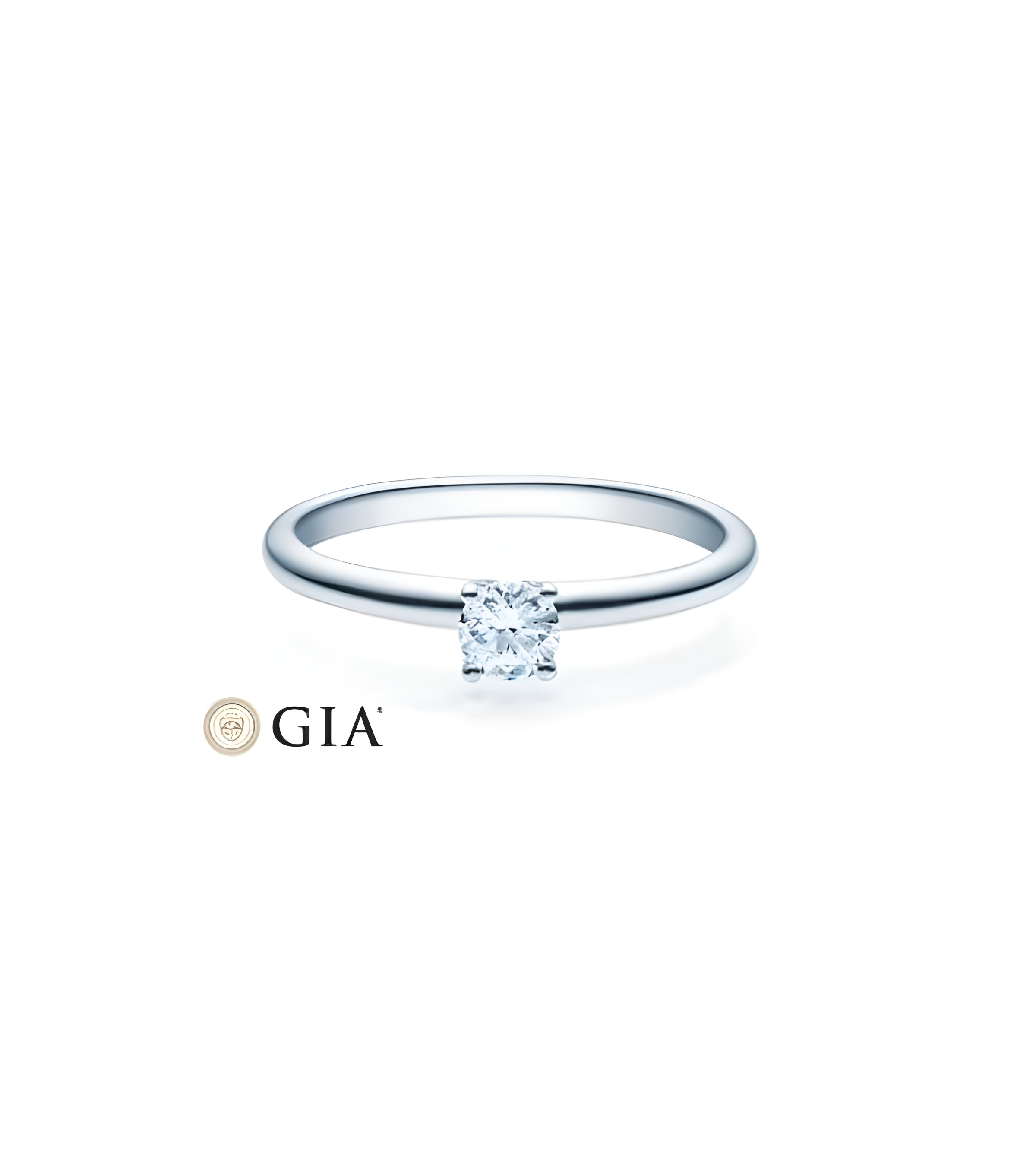 Persei 0,30 | Oro blanco o Platino - Anillos de compromiso - Anillo de pedida con un diamante natural ético descubierto, en Oro 