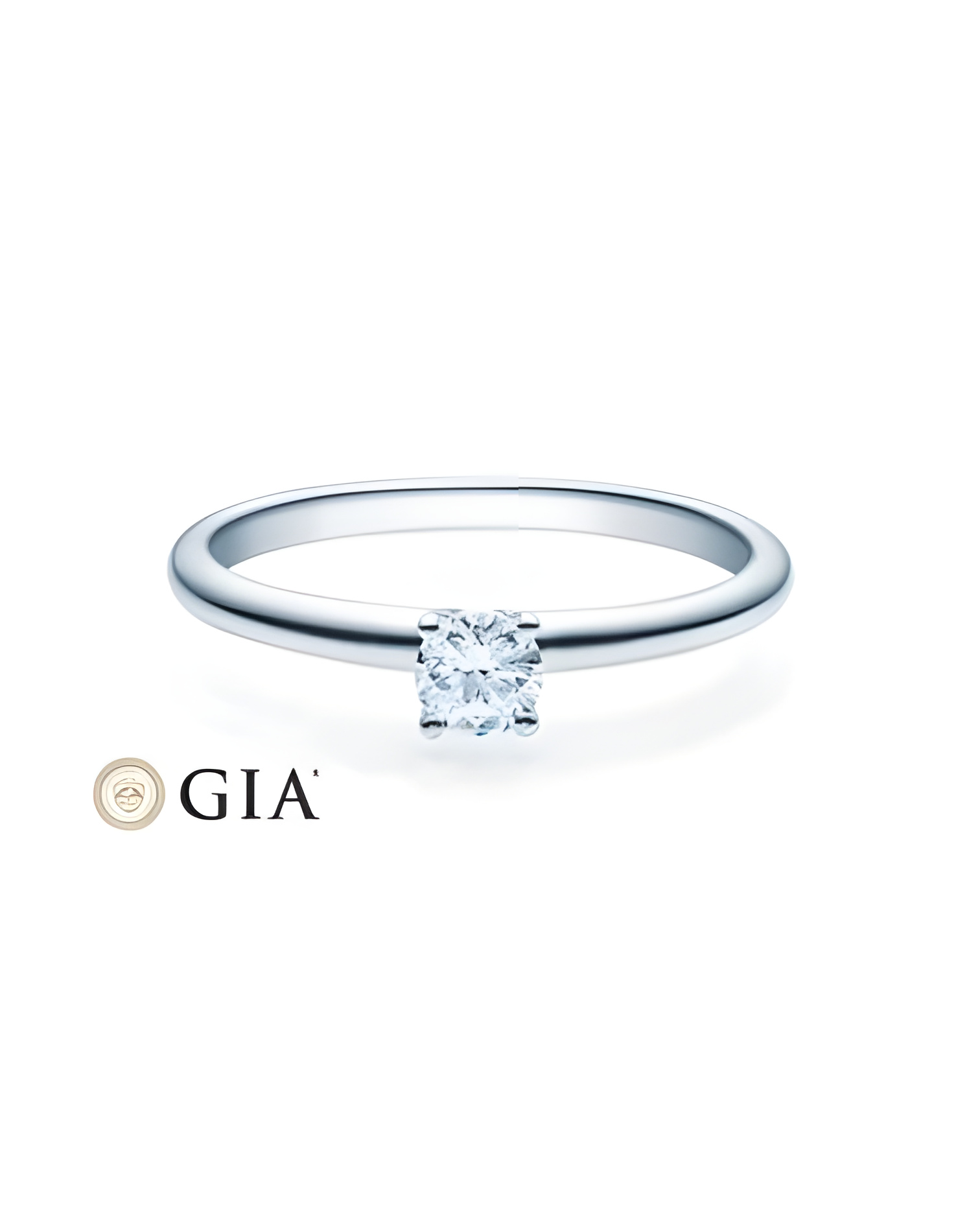 Persei 0,30 | Oro blanco o Platino - Anillos de compromiso - Anillo de pedida con un diamante natural ético descubierto, en Oro 