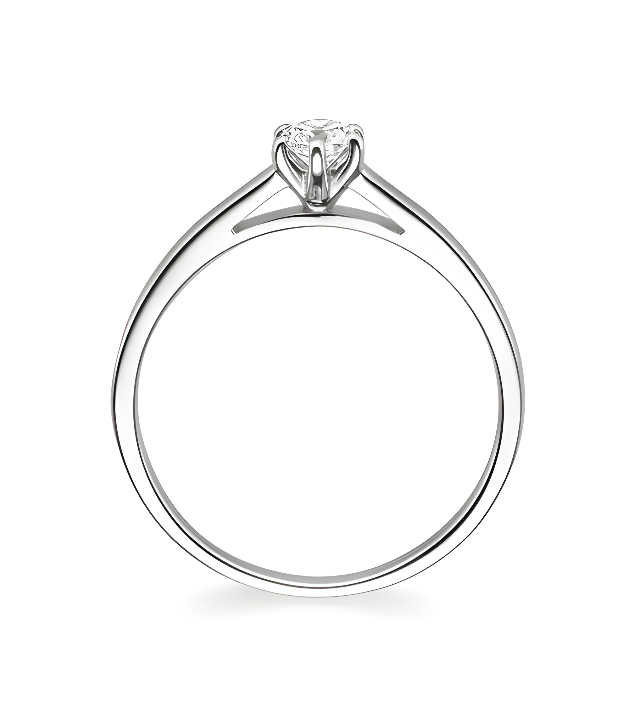 Mizar 0,30 | Oro blanco o Platino - Anillos de compromiso - Precioso anillo de compromiso con diamantes para ella en Oro blanco 