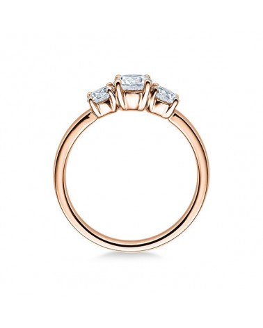 Zaniah 0,11 | Oro rosa - ANILLOS DE COMPROMISO EN ORO ROSA - 