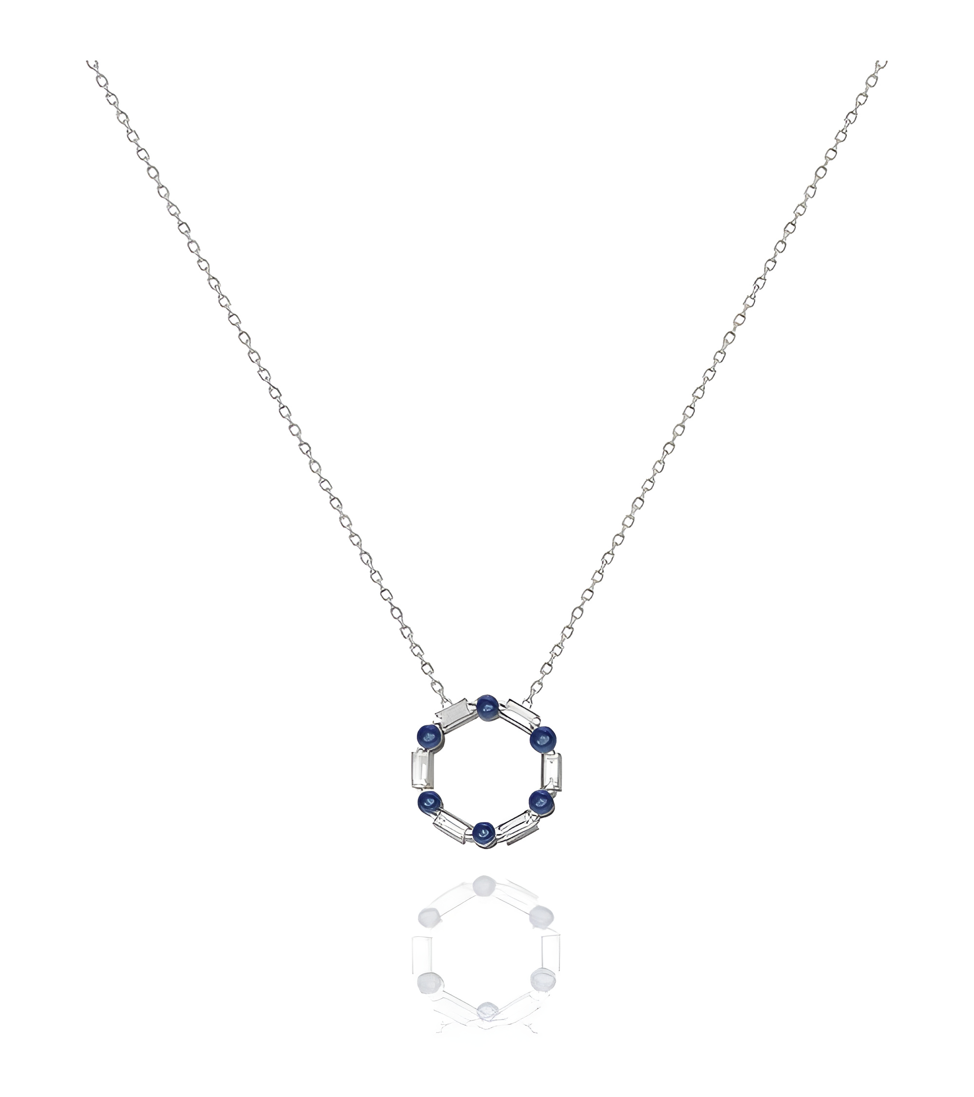 Collar Mab 0,85 | Diamantes y zafiros - Jewelry - 