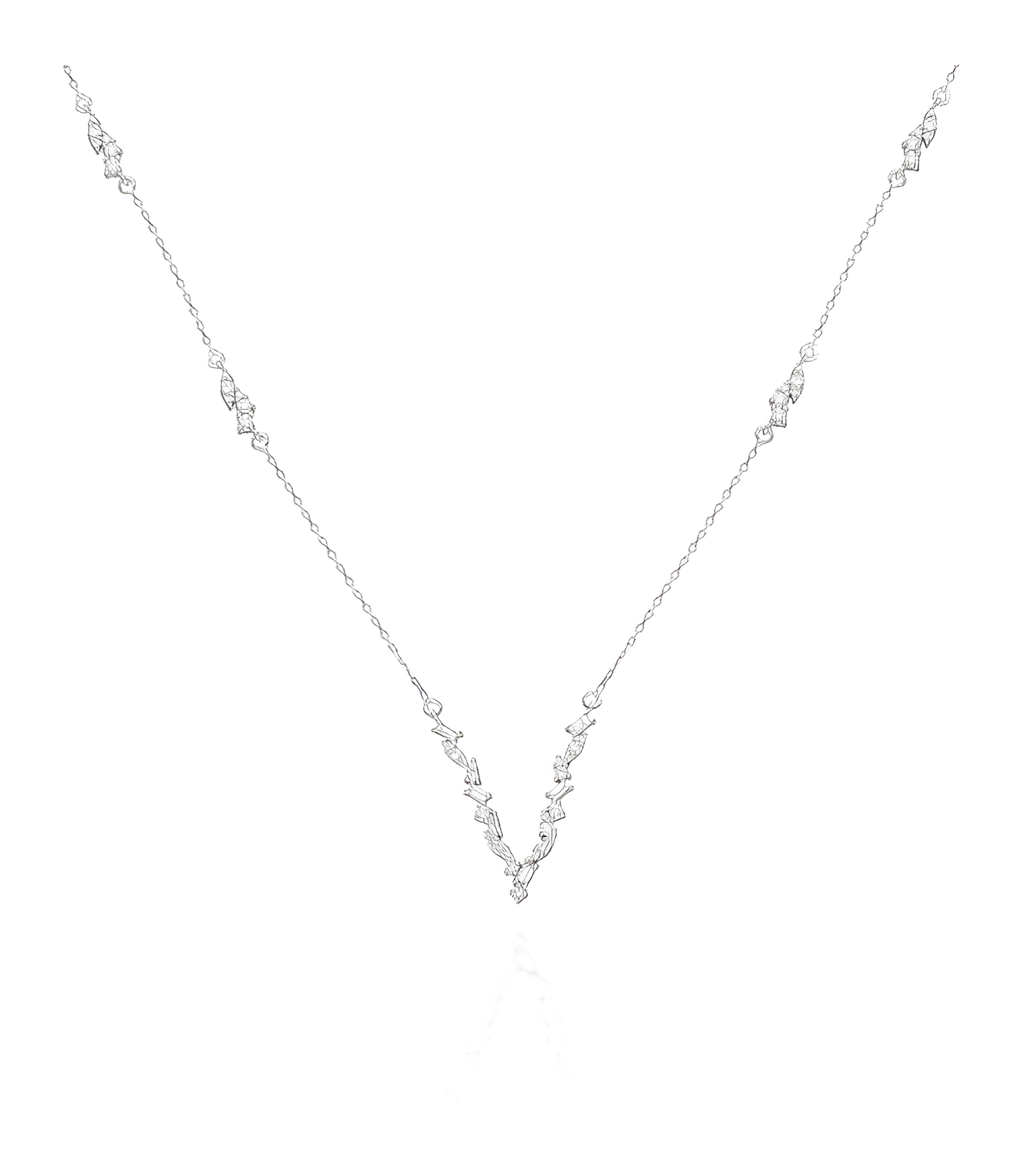 Collar Elara 0,33 | Diamantes - Joyeria - Collar de oro blanco con diamantes