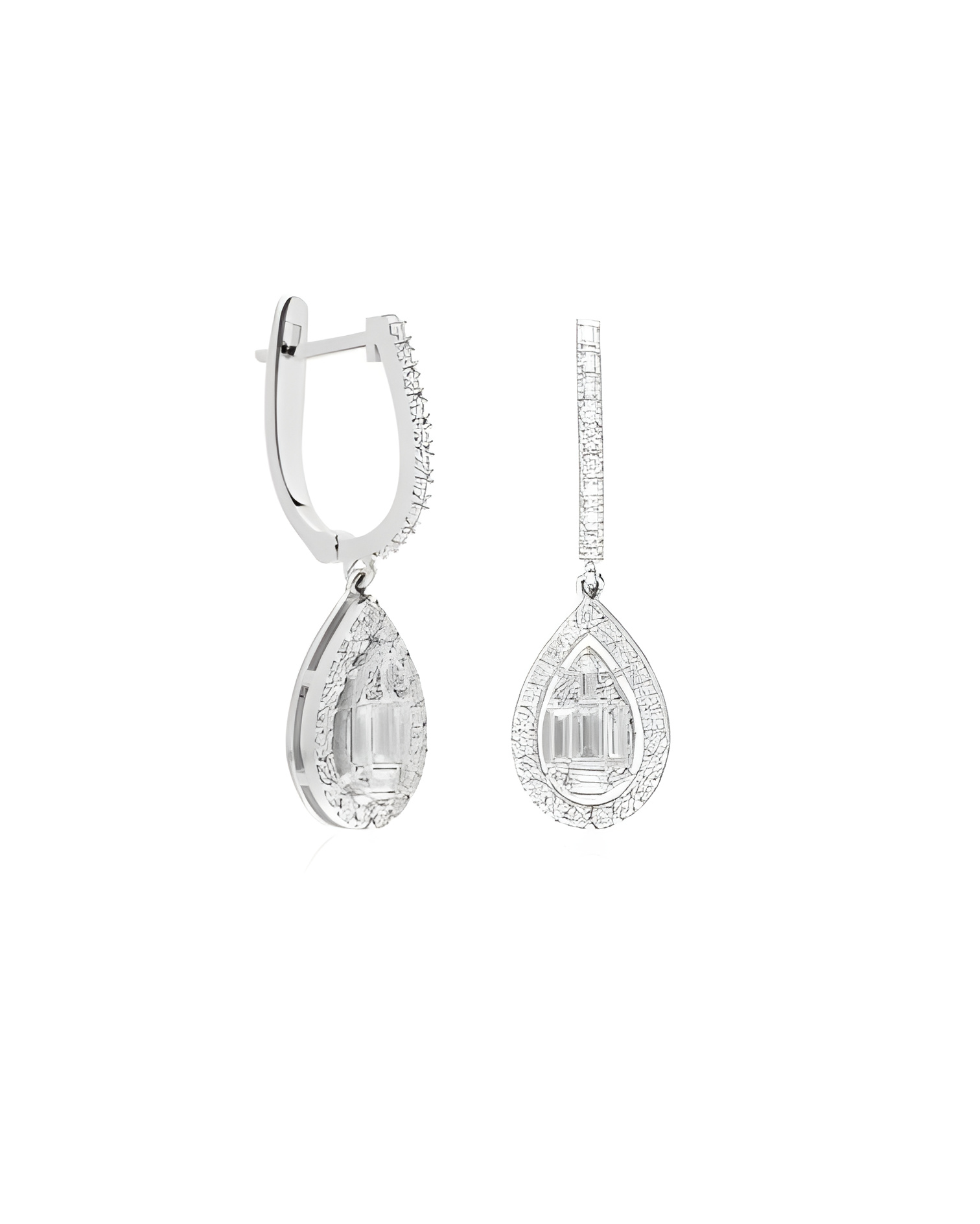 Pendientes Ursa 0,46 | Diamantes - Joyeria - Pendientes de oro blanco con diamantes