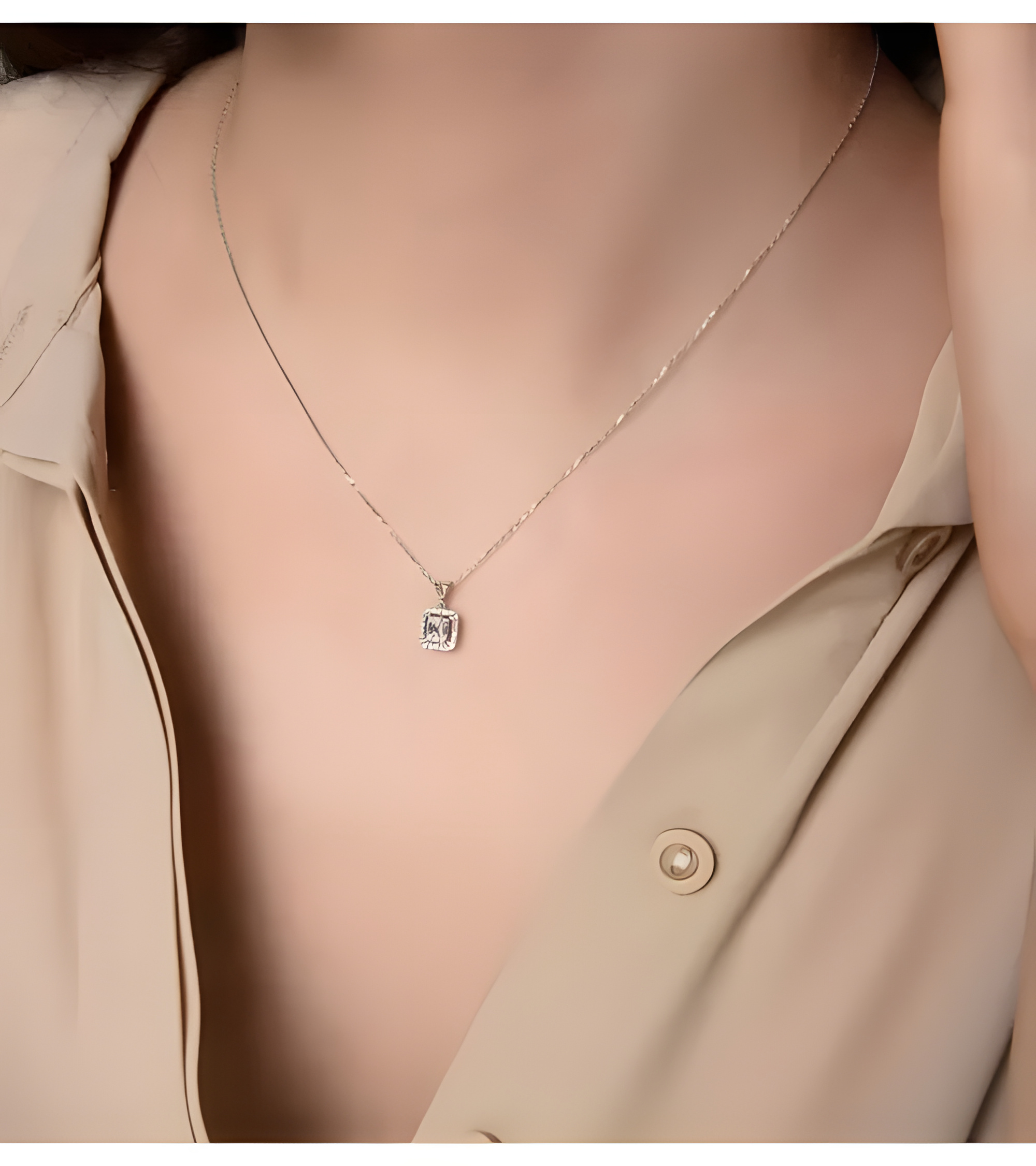 Collar Norma 0,16 | Diamantes - Joyeria - Collar de oro blanco de primera ley con diamantes