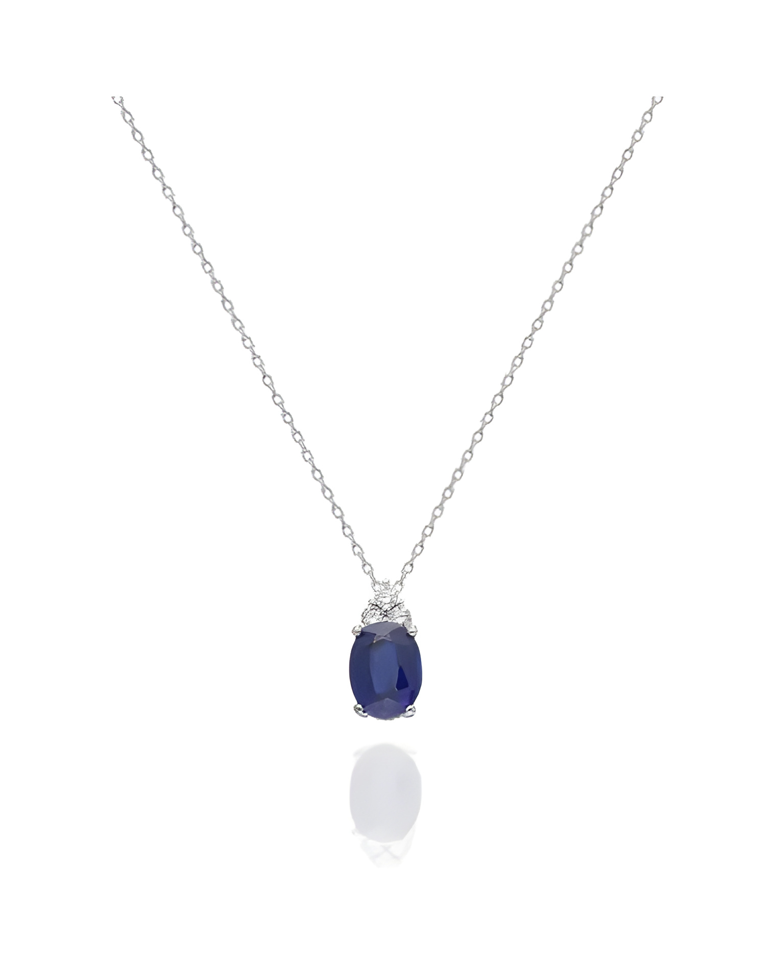 copy of Collar Perseo 0,54 | Diamantes y zafiros - Jewelry - 