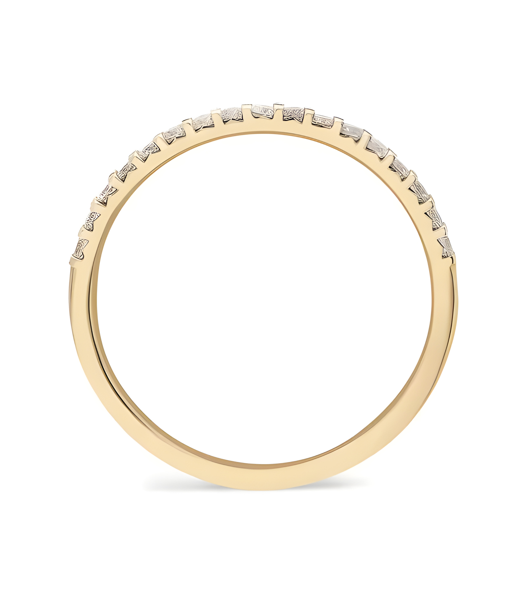 Anillo Lyra 0,22 | Diamantes - Joyeria - Anillo de oro eternity con diamantes
