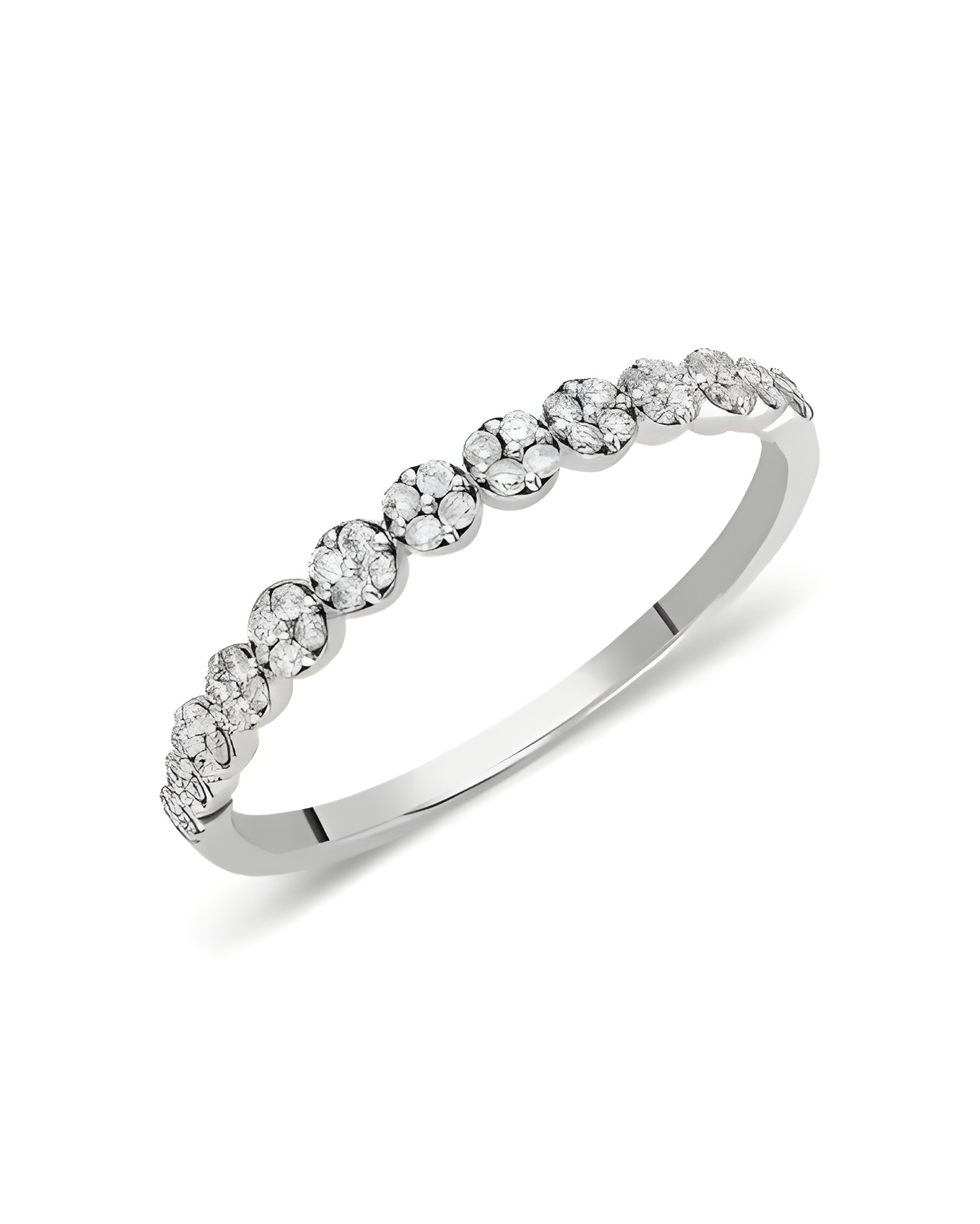 Anillo Helena 0,21 | Diamantes - Joyeria - Anillo de oro blanco eternity con diamantes