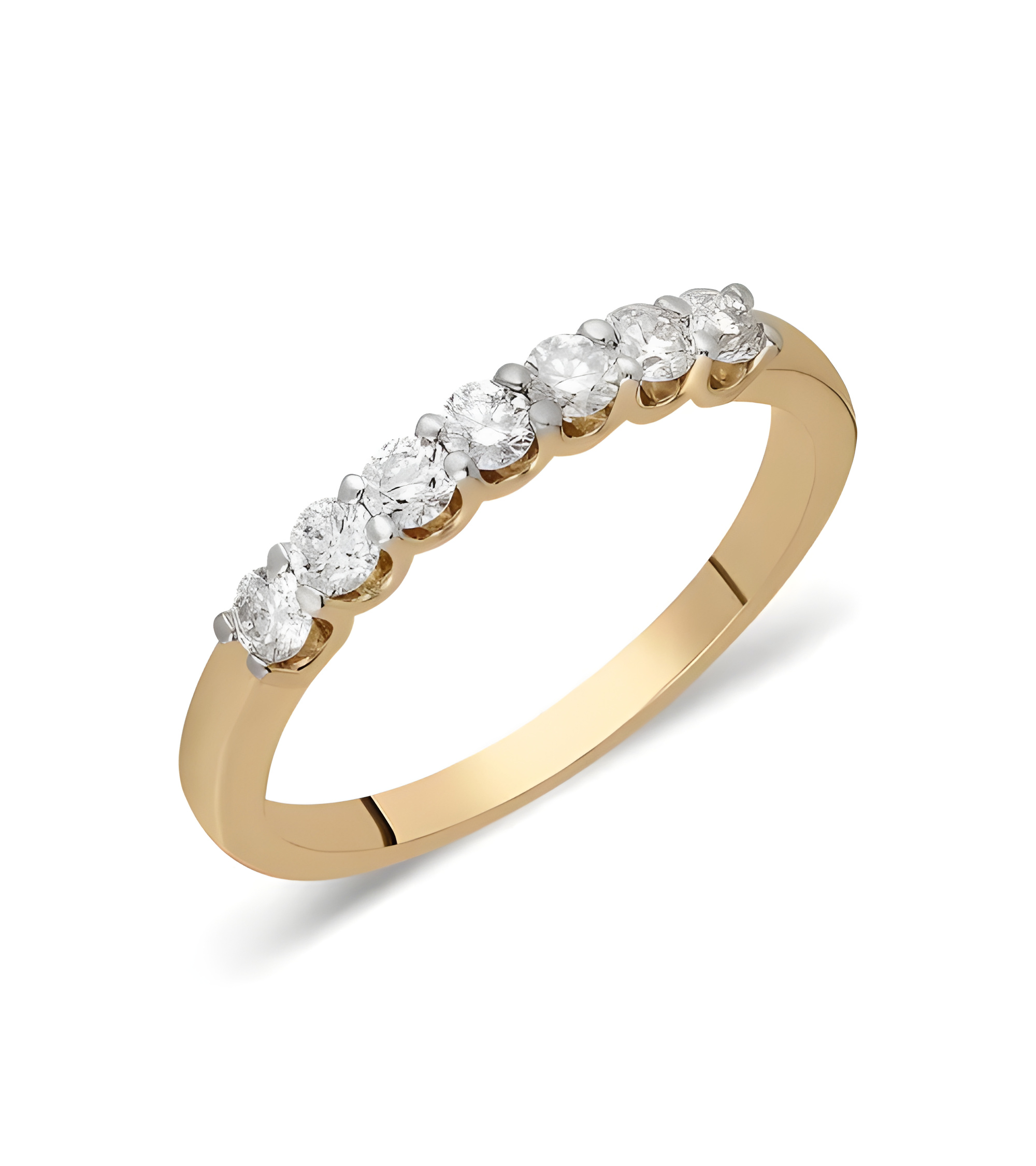 Anillo Tania 0,20 | Diamantes - Joyeria - Anillo de oro eternity con diamantes