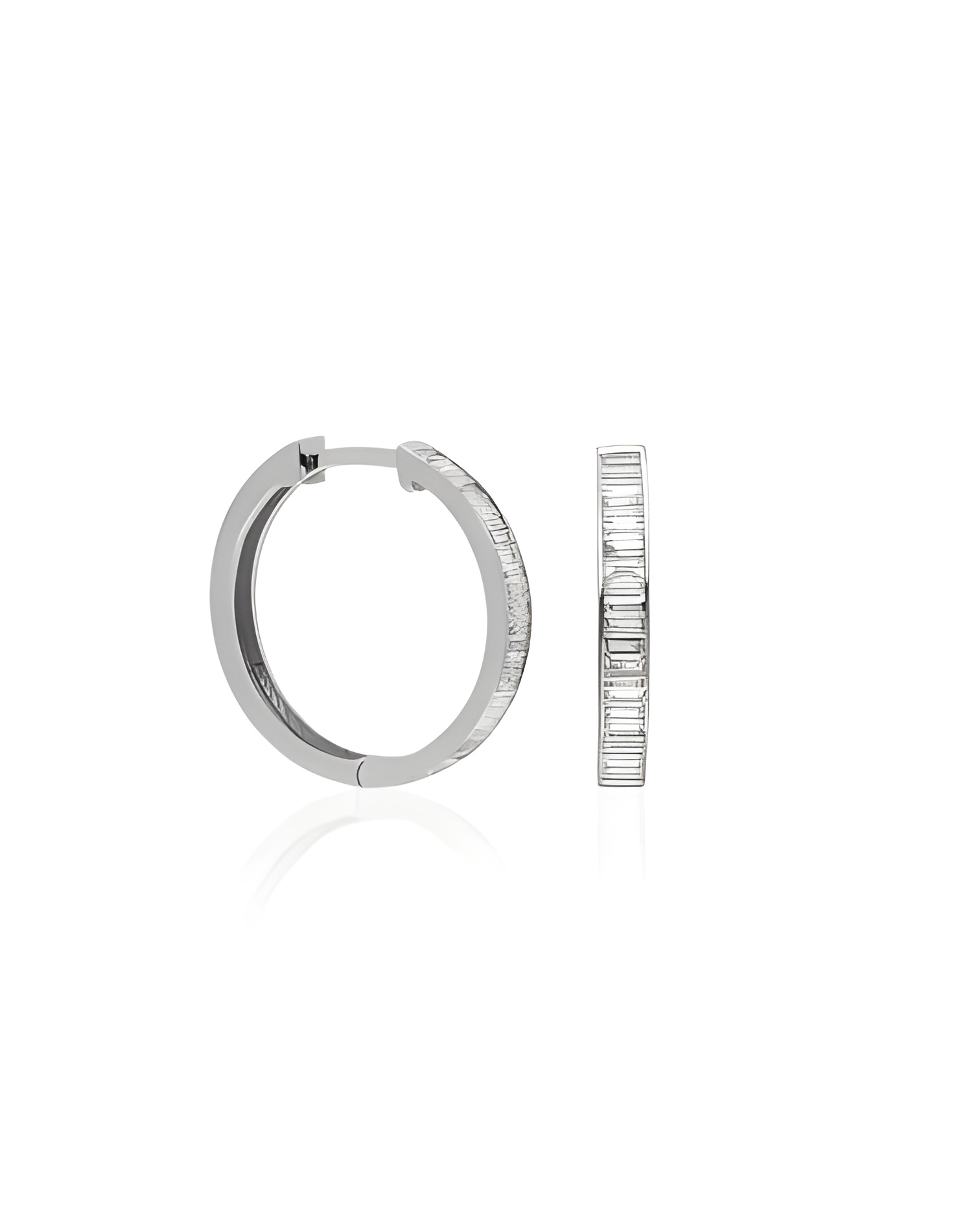 Pendientes Baguette 1,10 | Diamantes - Joyeria - Exclusivos pendientes de oro blanco con diamantes