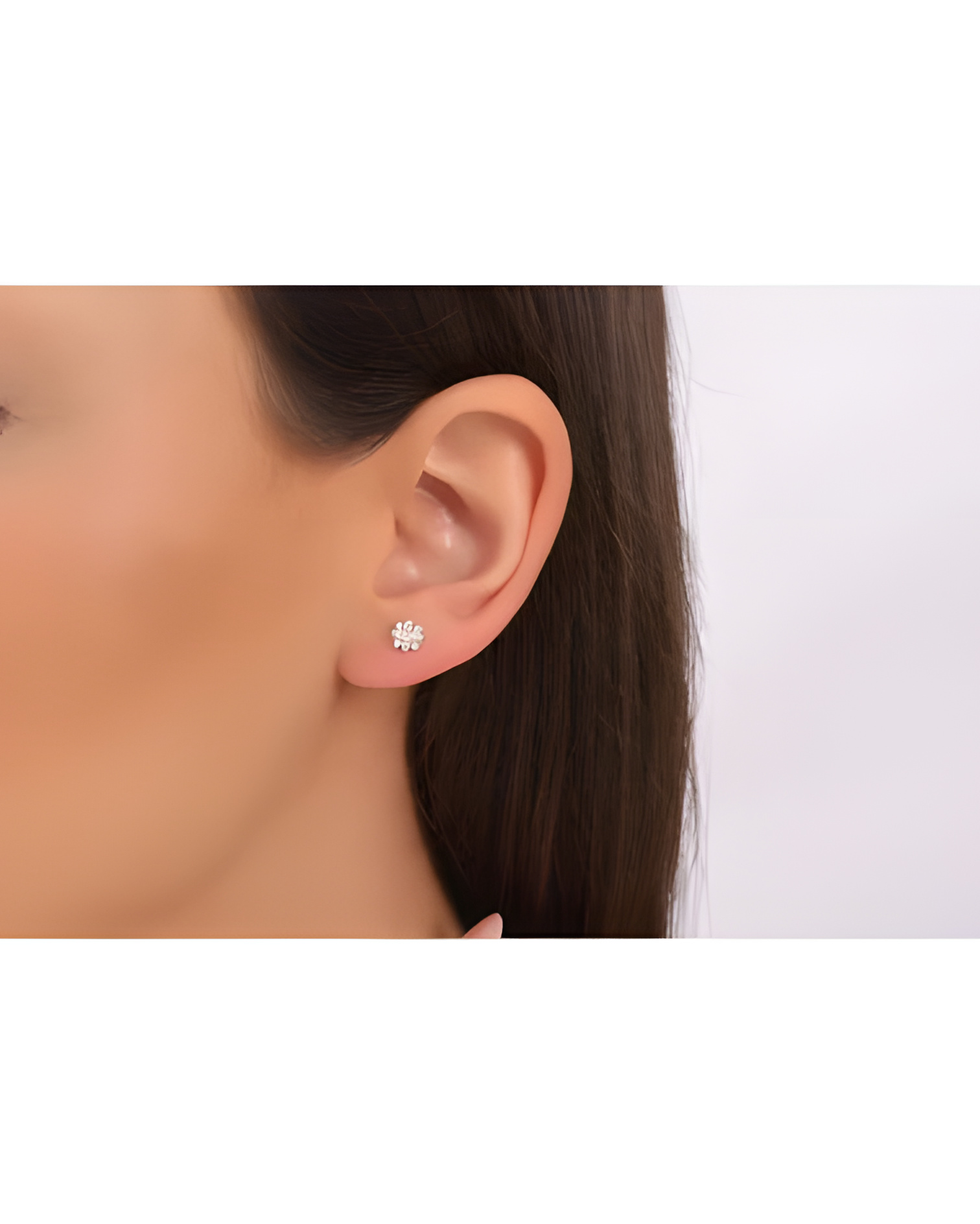 Pendientes Cantabria 0,37 | Diamantes - Joyeria - Pendientes con diamantes en forma de flor 