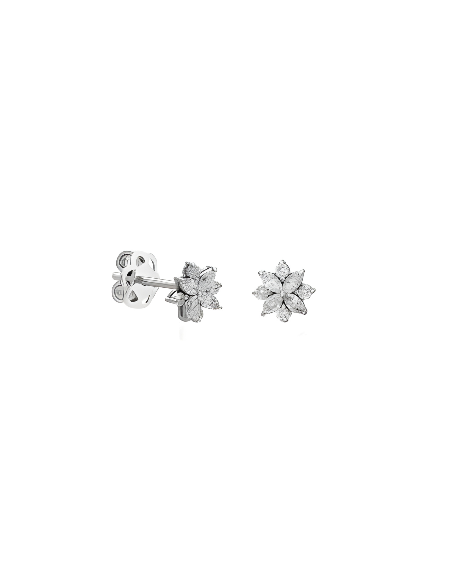 Pendientes Cantabria 0,37 | Diamantes - Joyeria - Pendientes con diamantes en forma de flor 