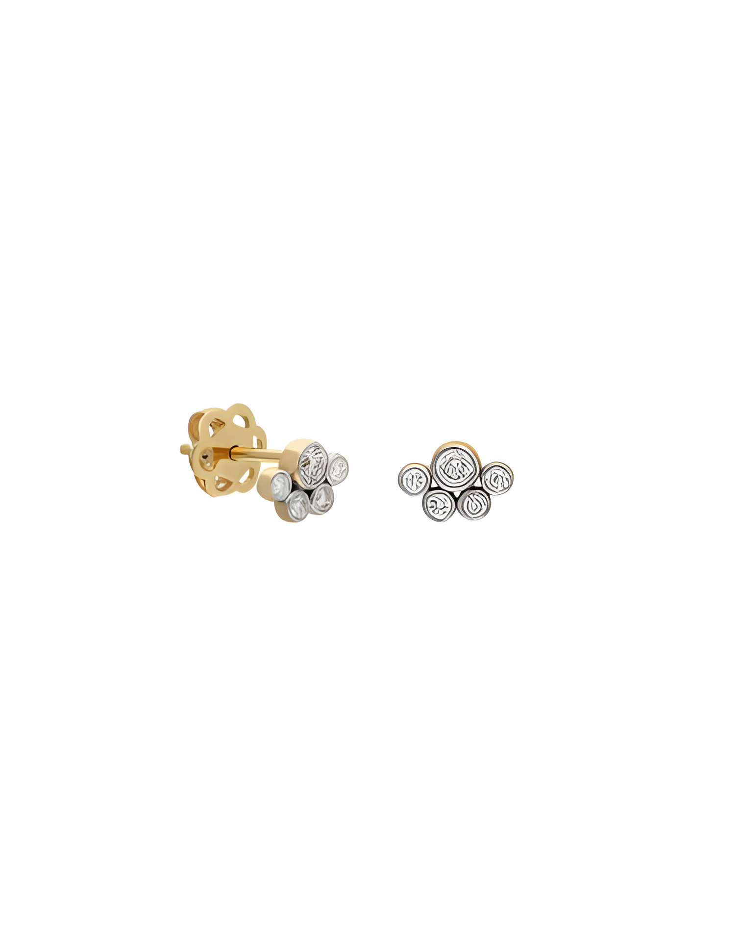 Pendientes Mallorca 0,21 | Diamantes - Joyeria - Pendientes con varios diamantes 