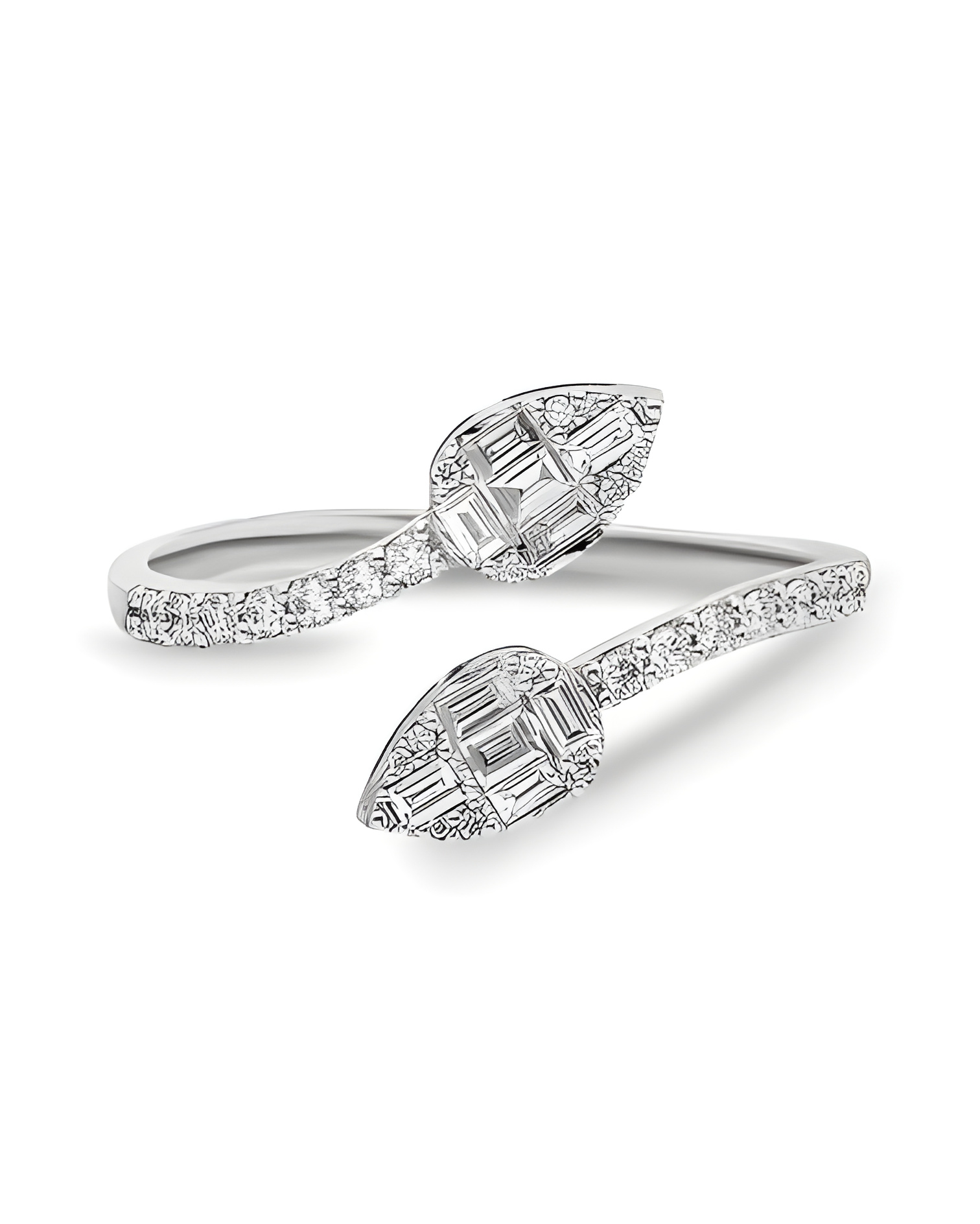 Los anillos más originales de oro blanco con diamantes | Staring