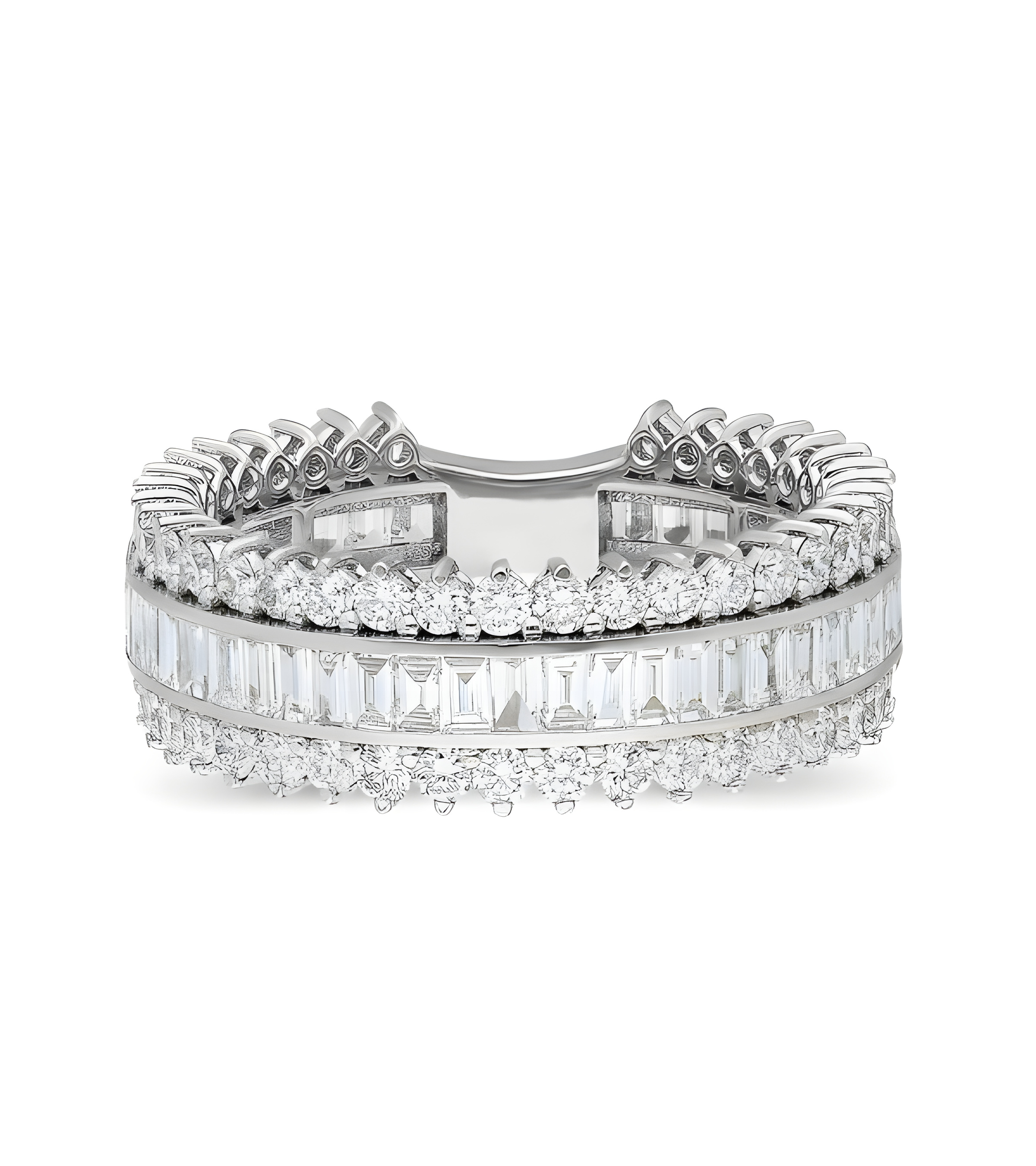 Exclusivos anillos de compromiso de oro blanco con diamantes | Staring