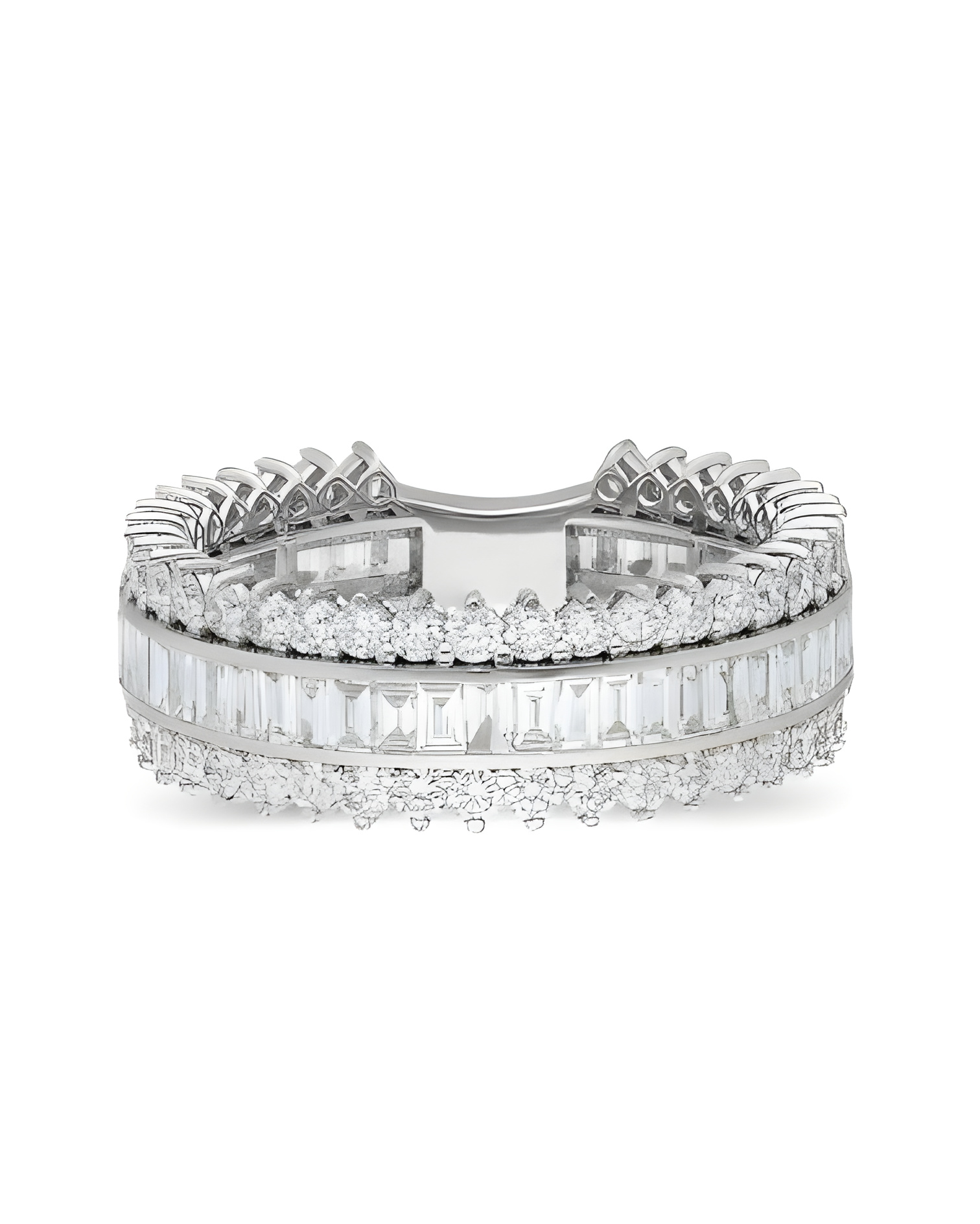 Exclusivos anillos de compromiso de oro blanco con diamantes | Staring