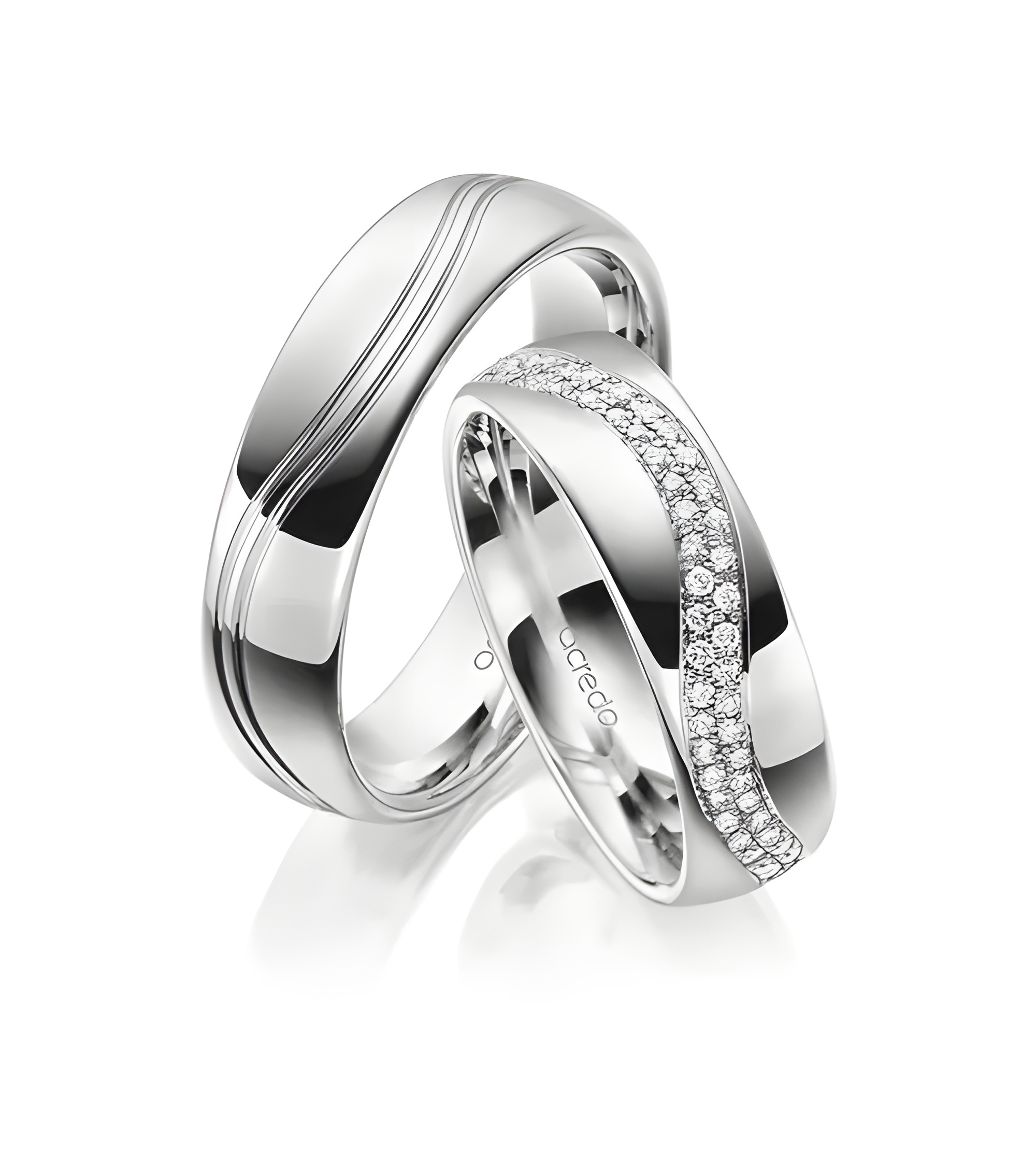 Alianzas de boda de platino económicas en Irun | Staring