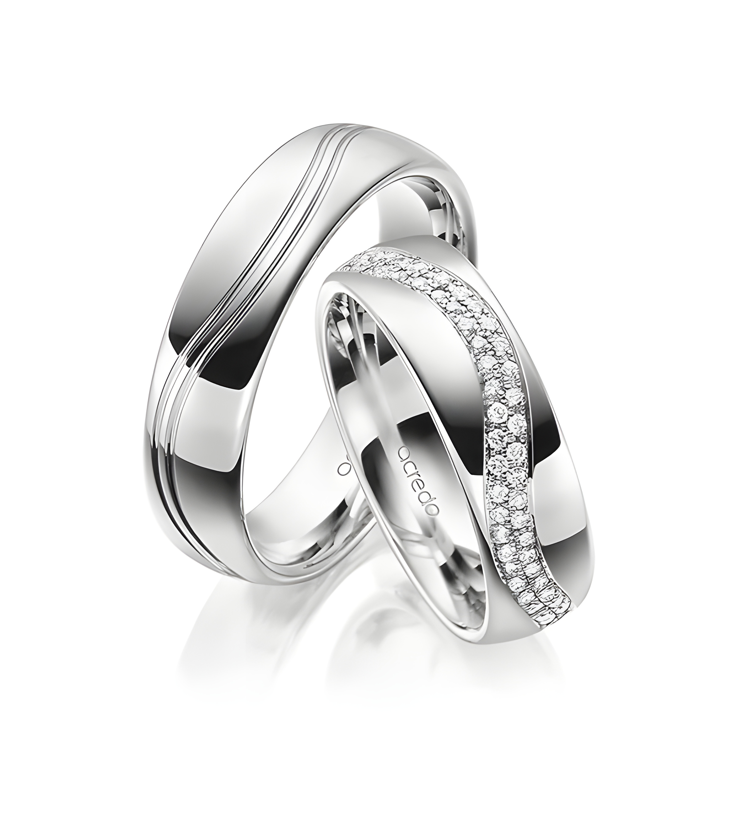 Alianzas de boda de platino económicas en Irun | Staring