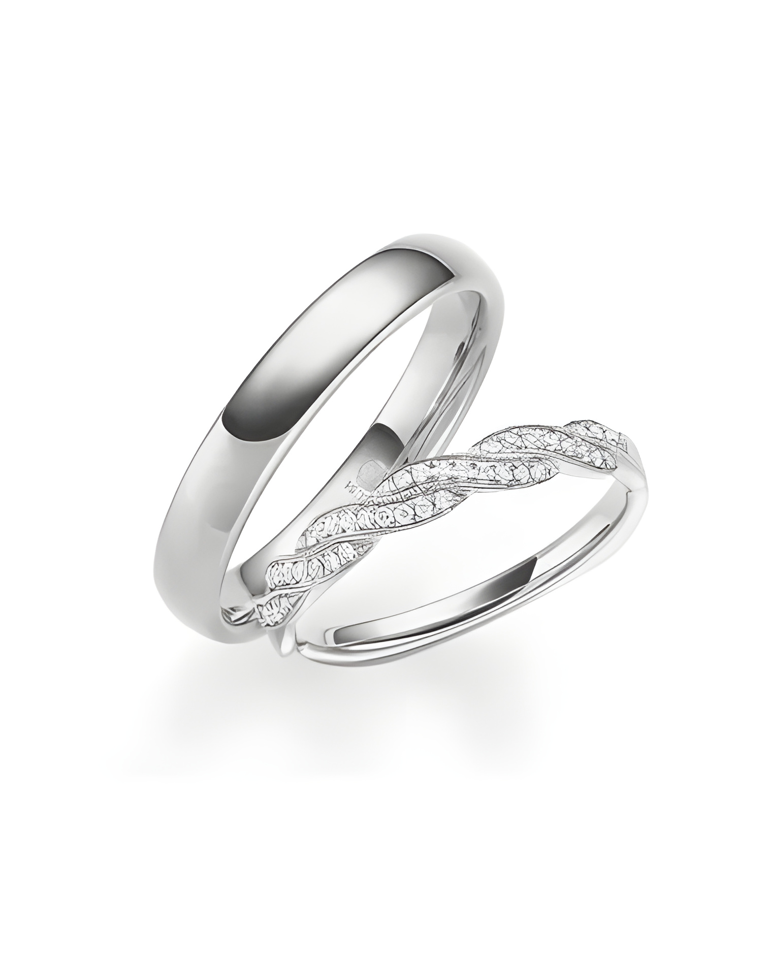 Alianzas de boda de platino económicas en Coruña | Staring