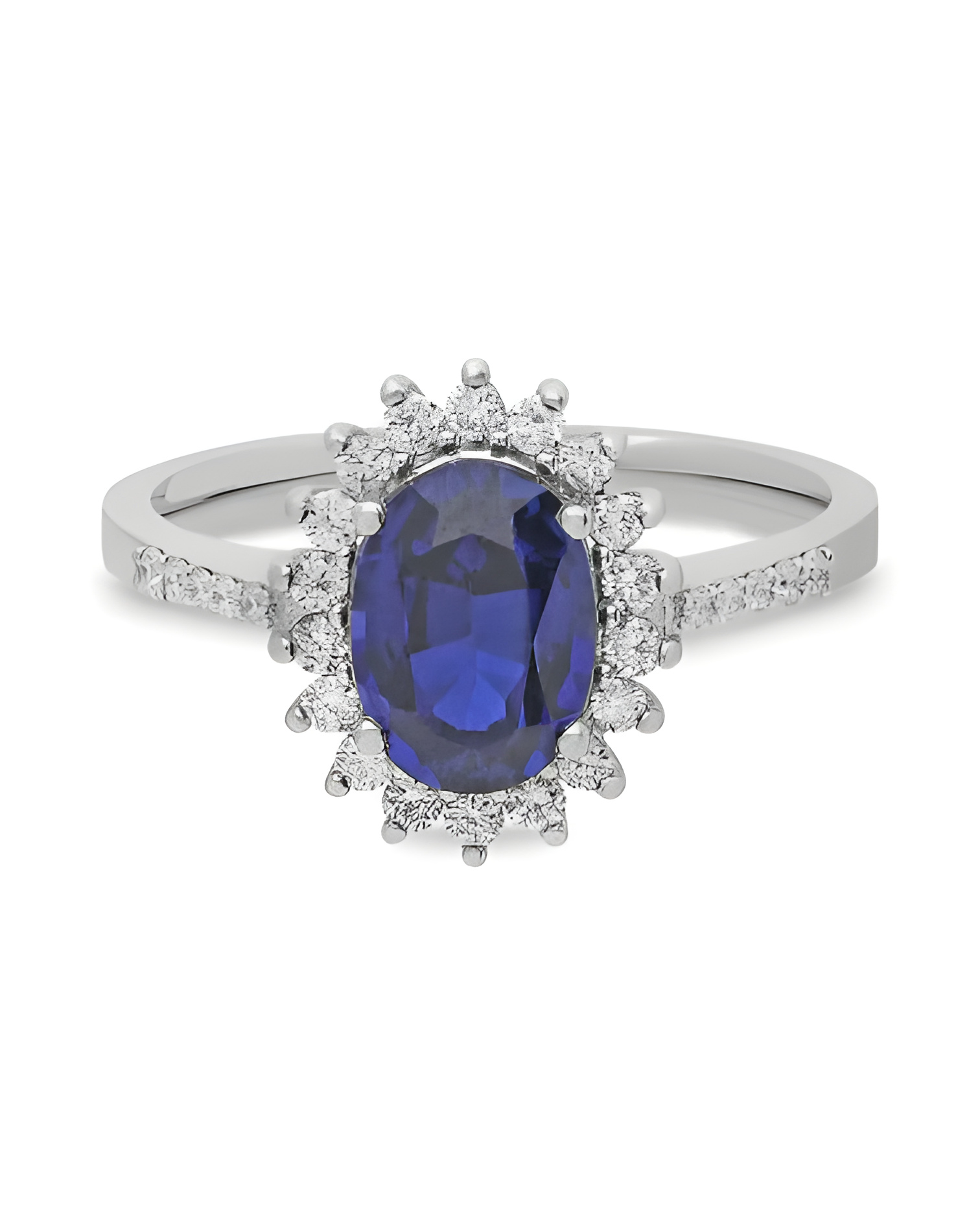 Anillos de compromiso de oro con diamantes y esmeraldas | Staring