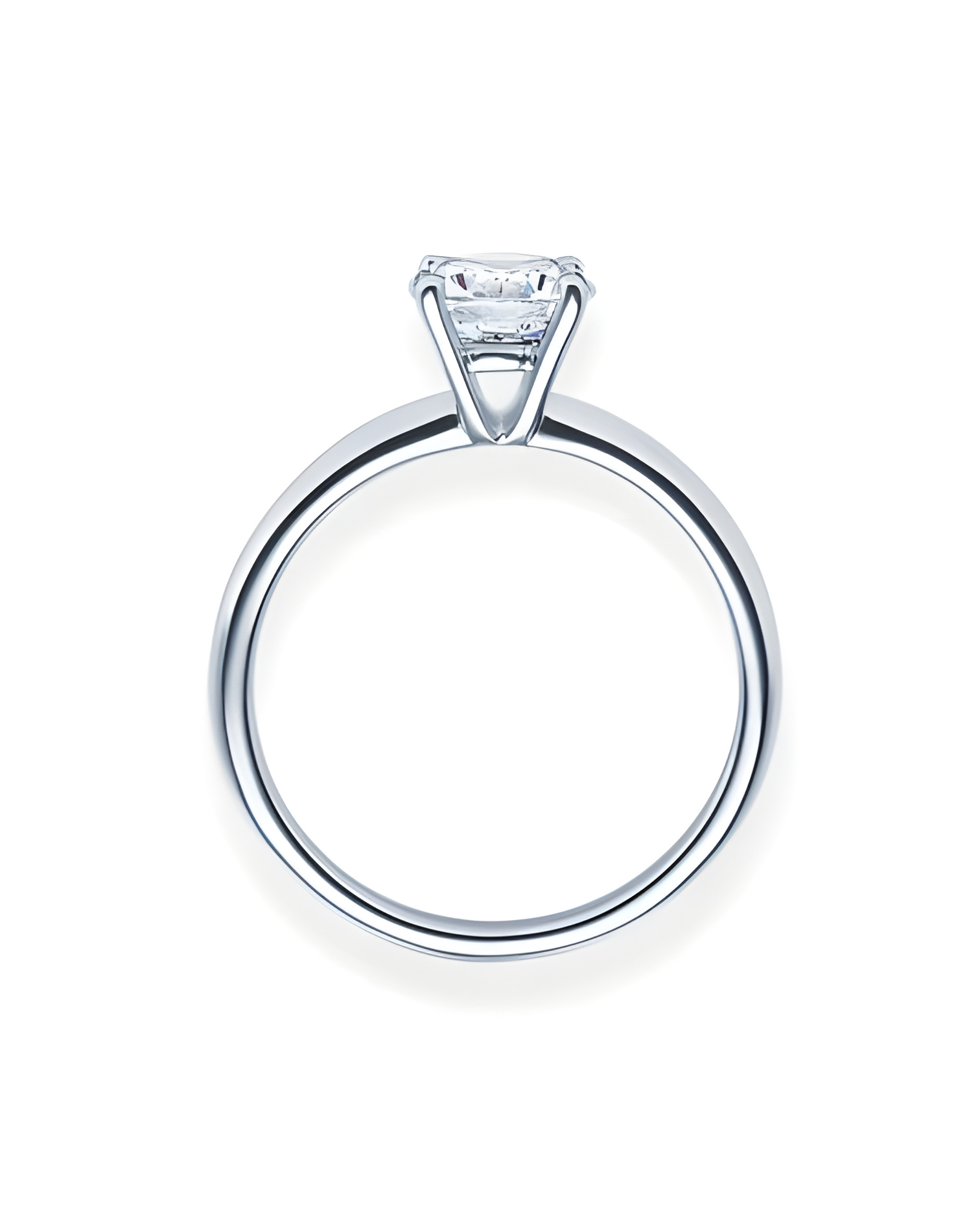 Anillo de compromiso con diamante artificial en Barcelona | Staring