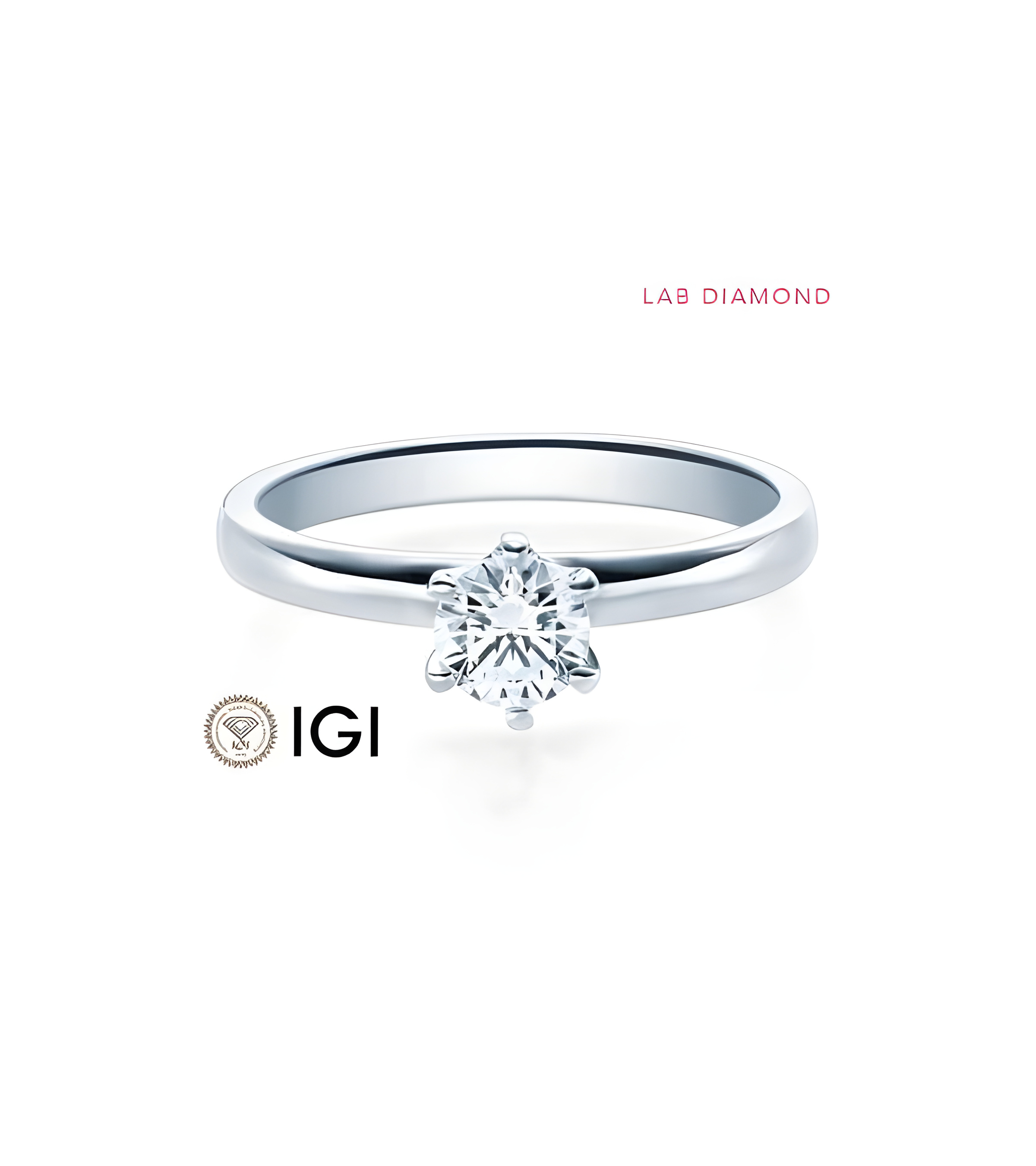 Anillo de pedida con diamante artificial en Barcelona | Staring