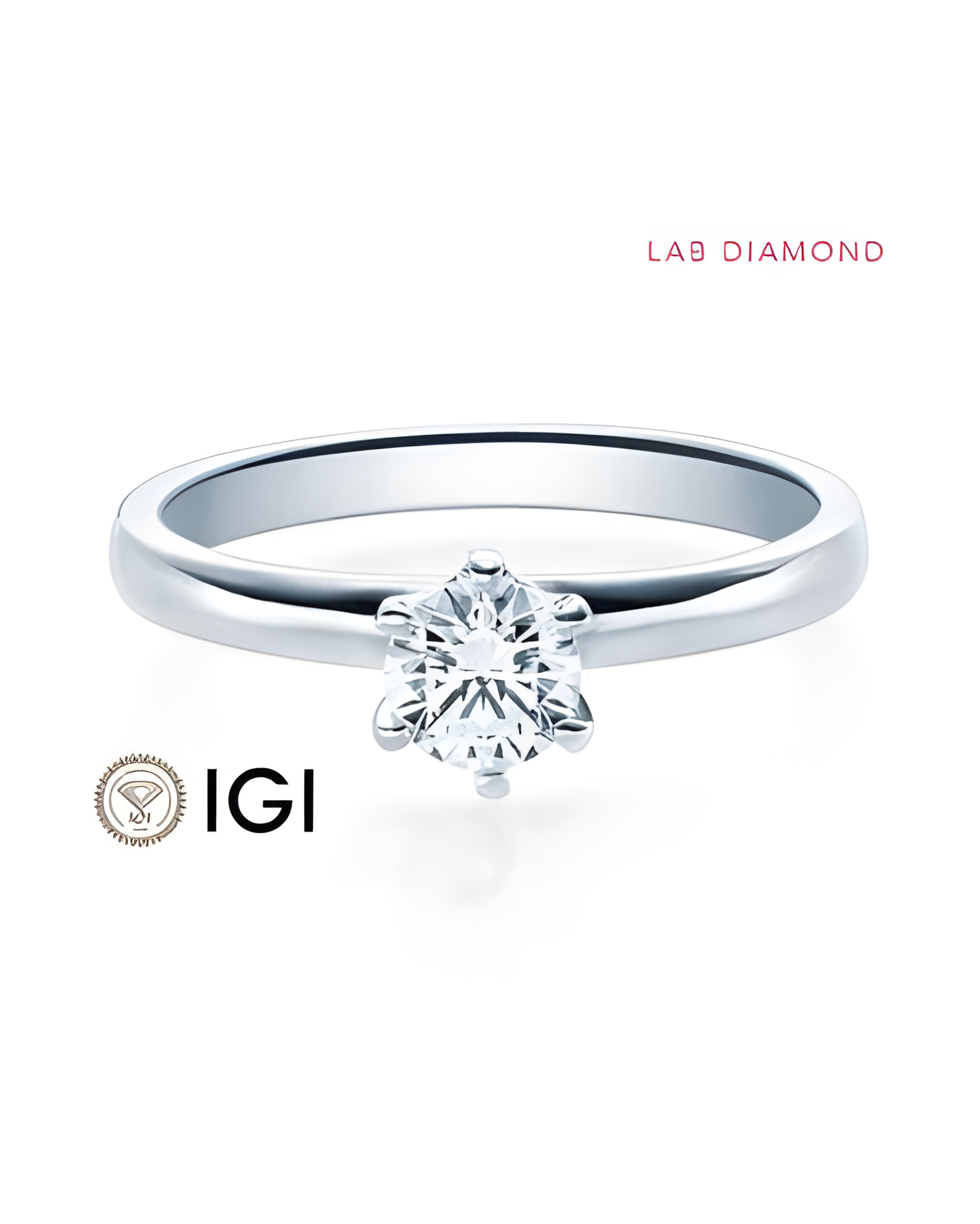 Anillo de pedida con diamante artificial en Barcelona | Staring