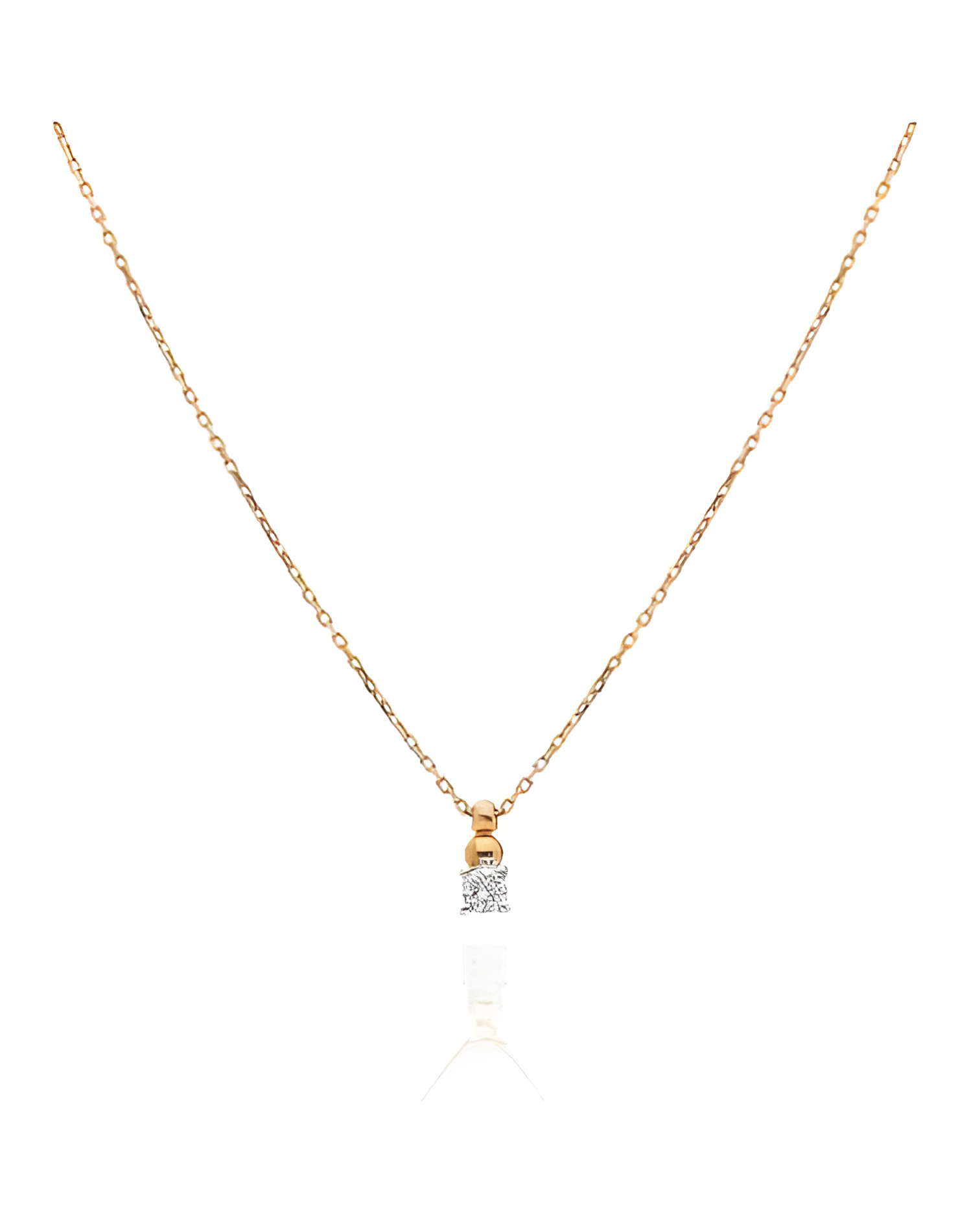 Collares clásico de oro 18 quilates con diamantes | Staring