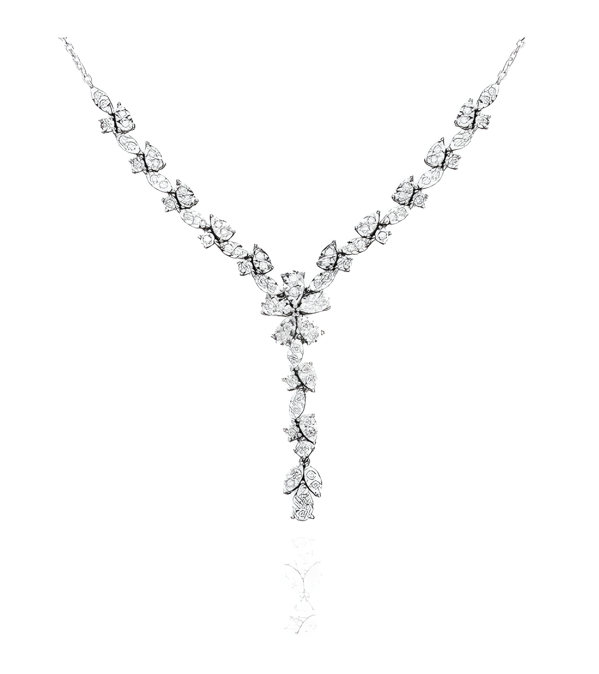 Collares de oro inspirados en la naturaleza con diamantes | Staring