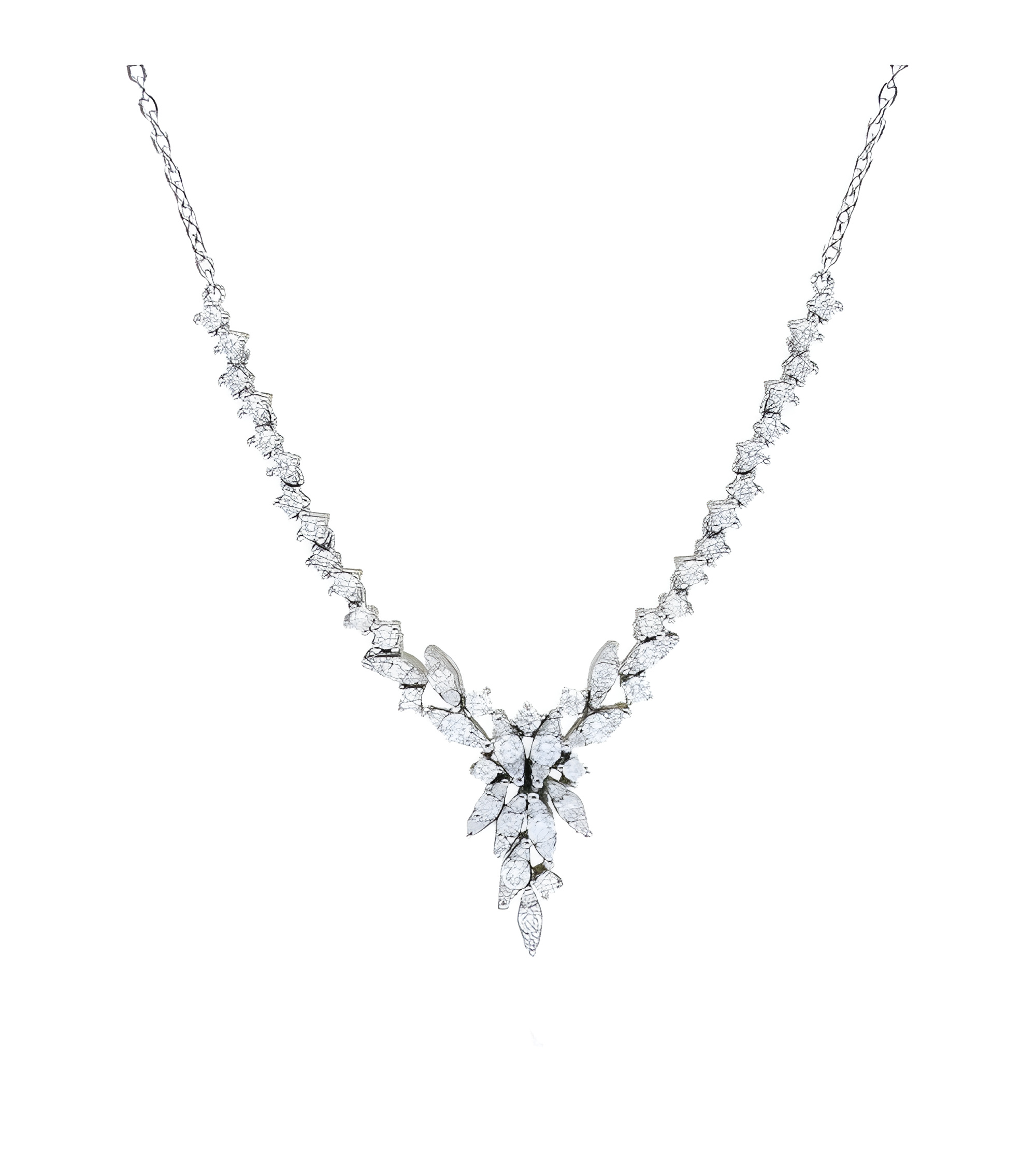 Collares de oro con diamantes y zafiros al mejor precio | Staring