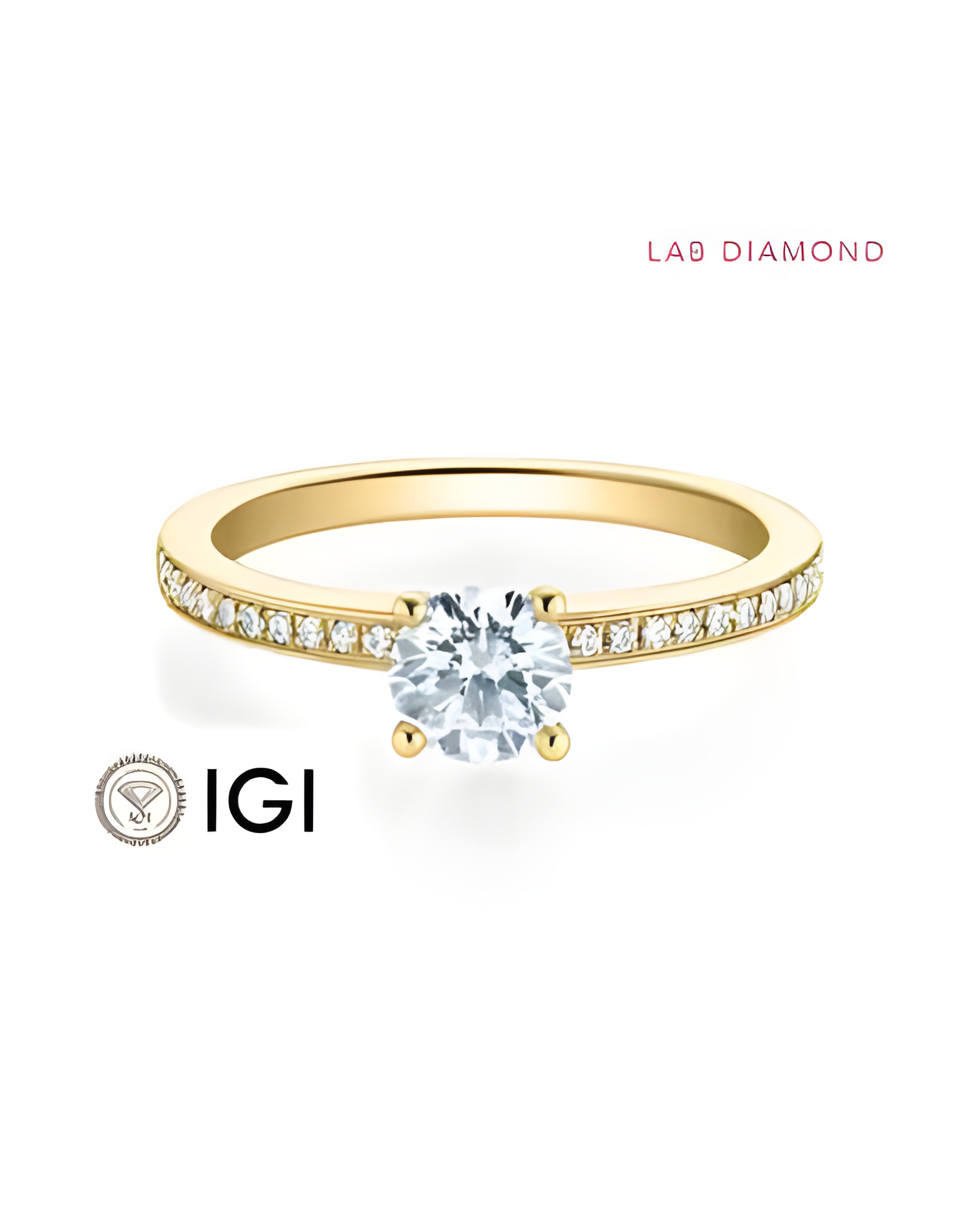 Exclusive engagement ring with lab grown diamond in Tenerife