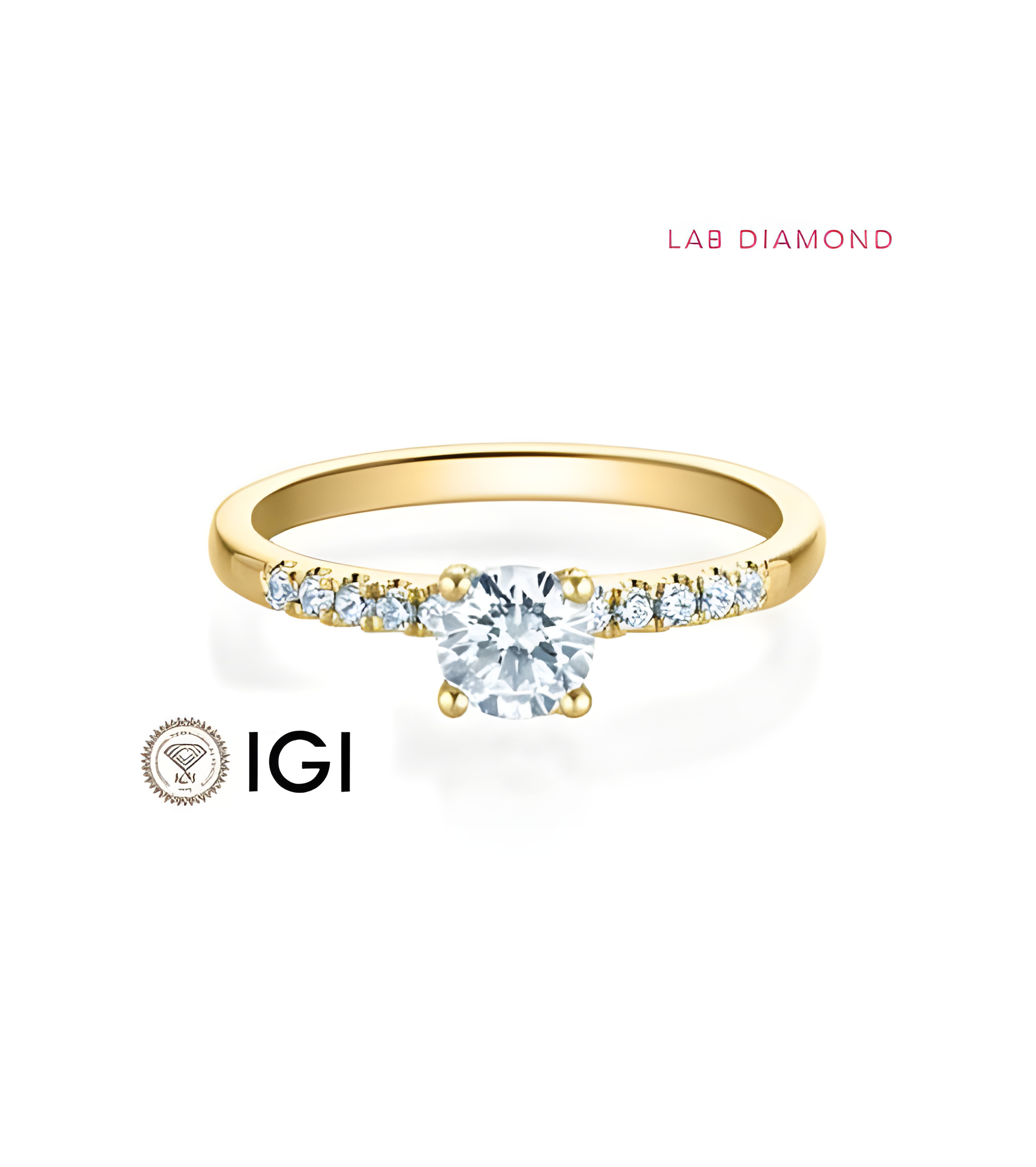 Anillo de compromiso con diamante de laboratorio en Madrid | Staring