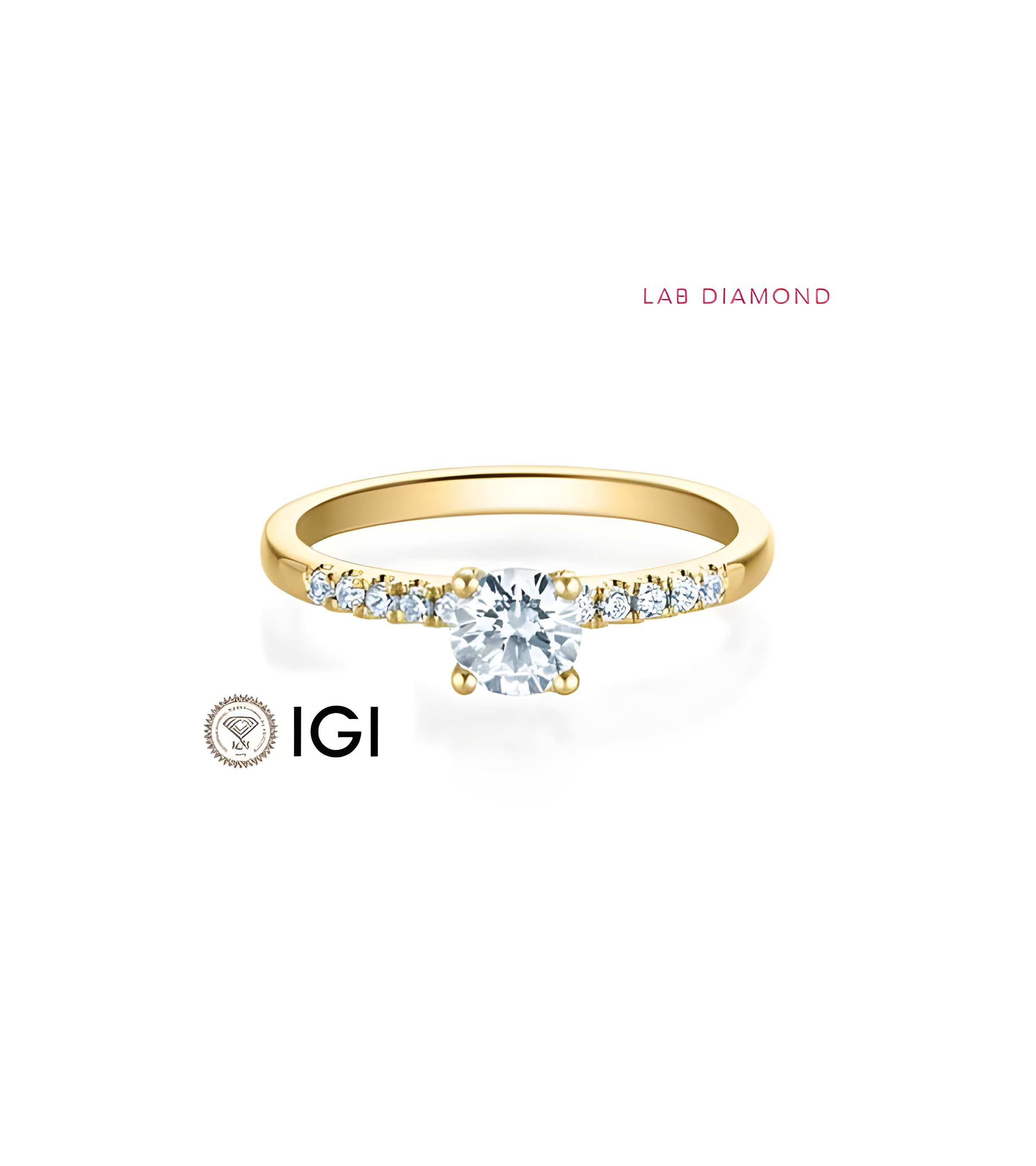 Anillo de compromiso con diamante de laboratorio en Madrid | Staring