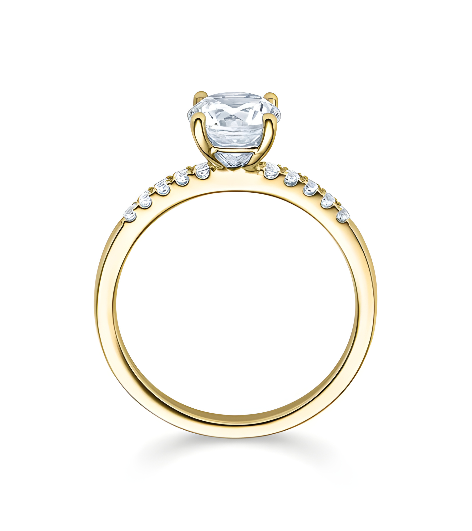 Anillo de compromiso con diamante de laboratorio en Madrid | Staring